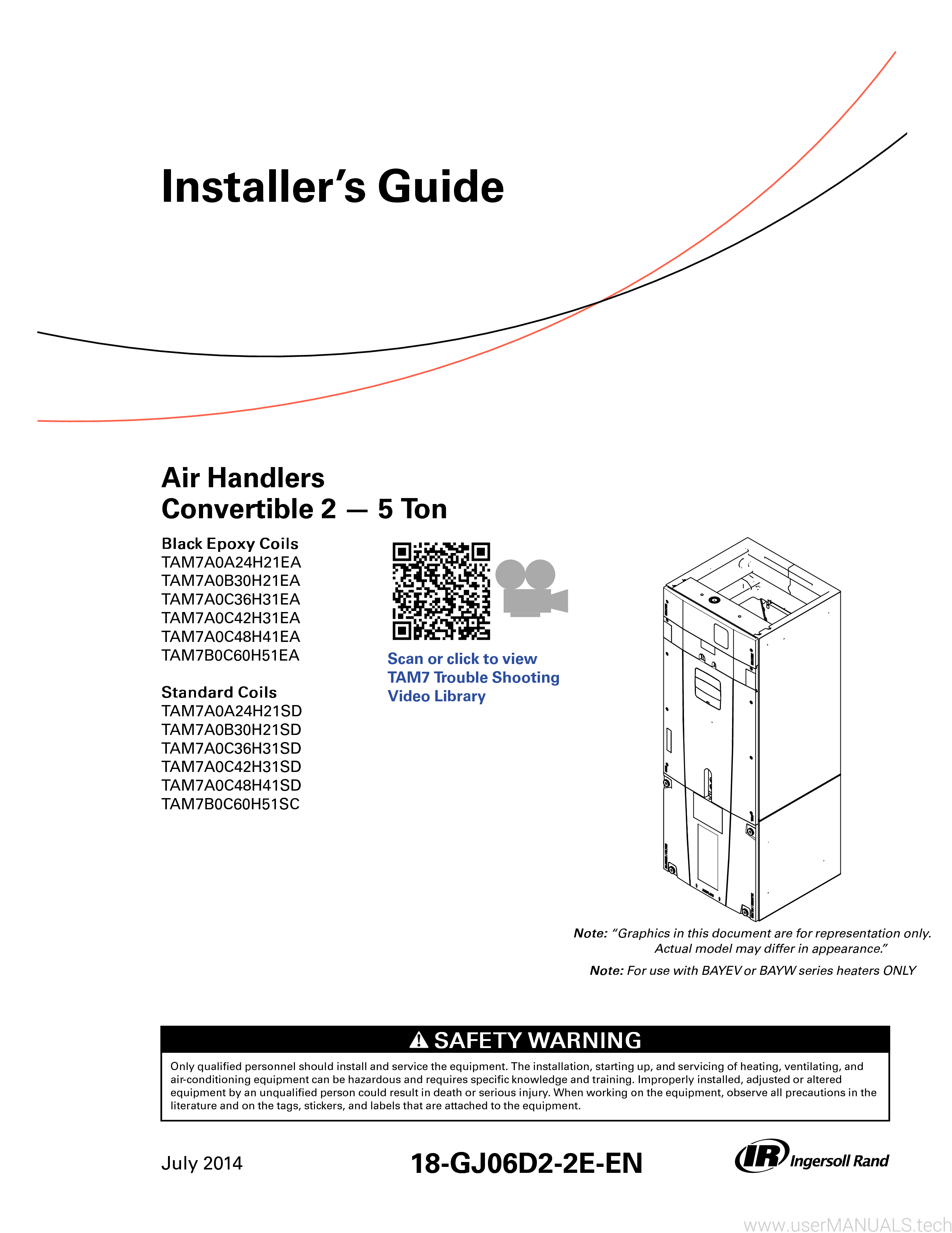 Trane Tem8 Installation Manual