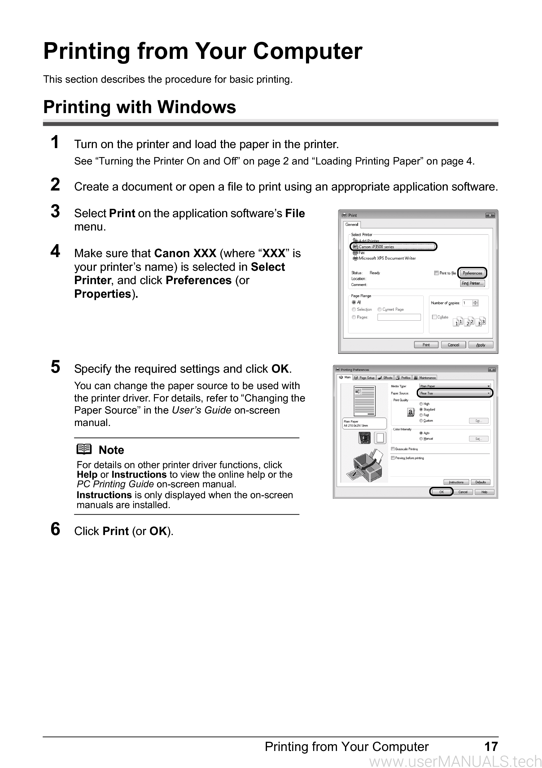 canon pixma ip2600 printer manual