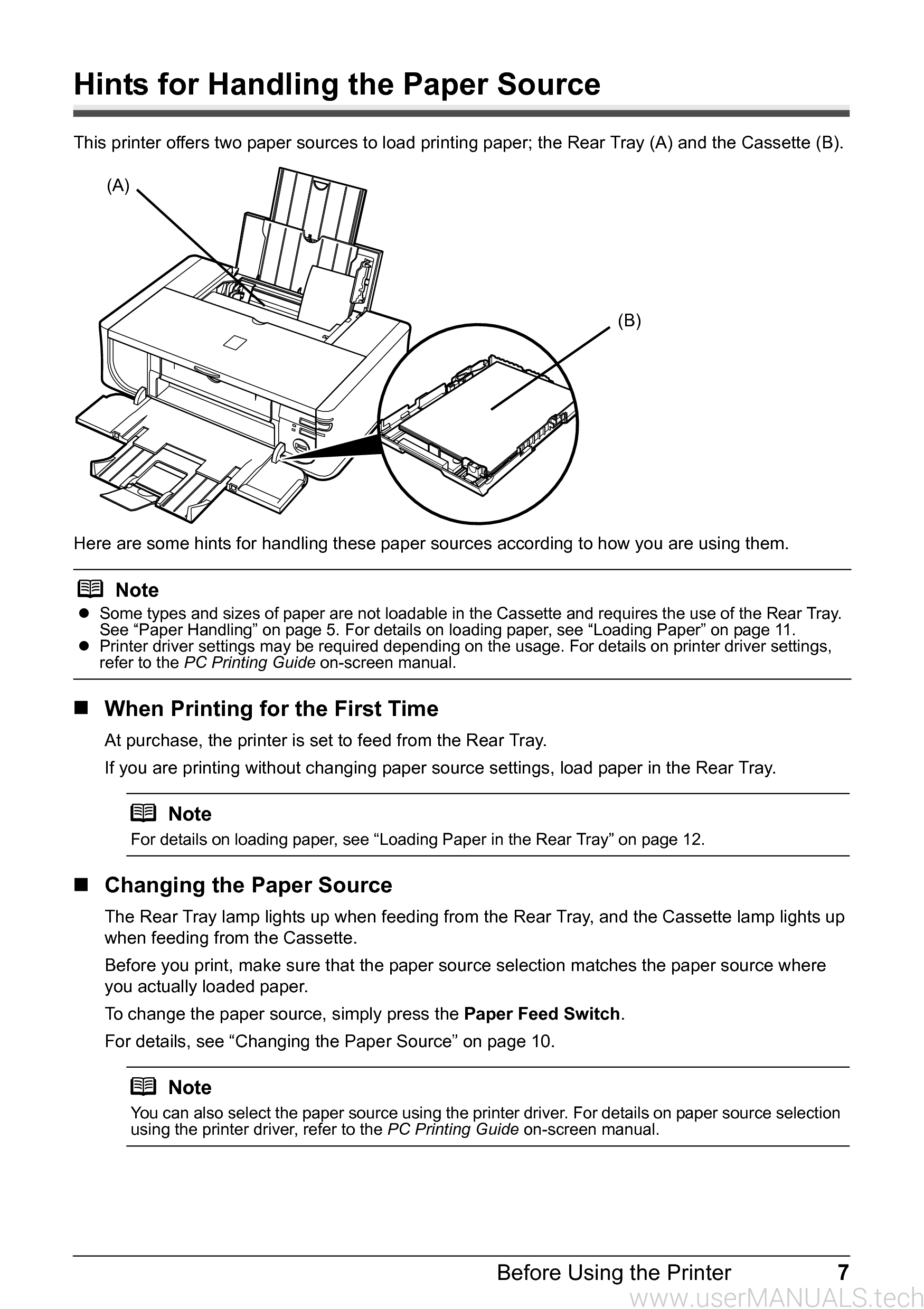 Canon printer PIXMA iP4500 User Manual, Page: 2