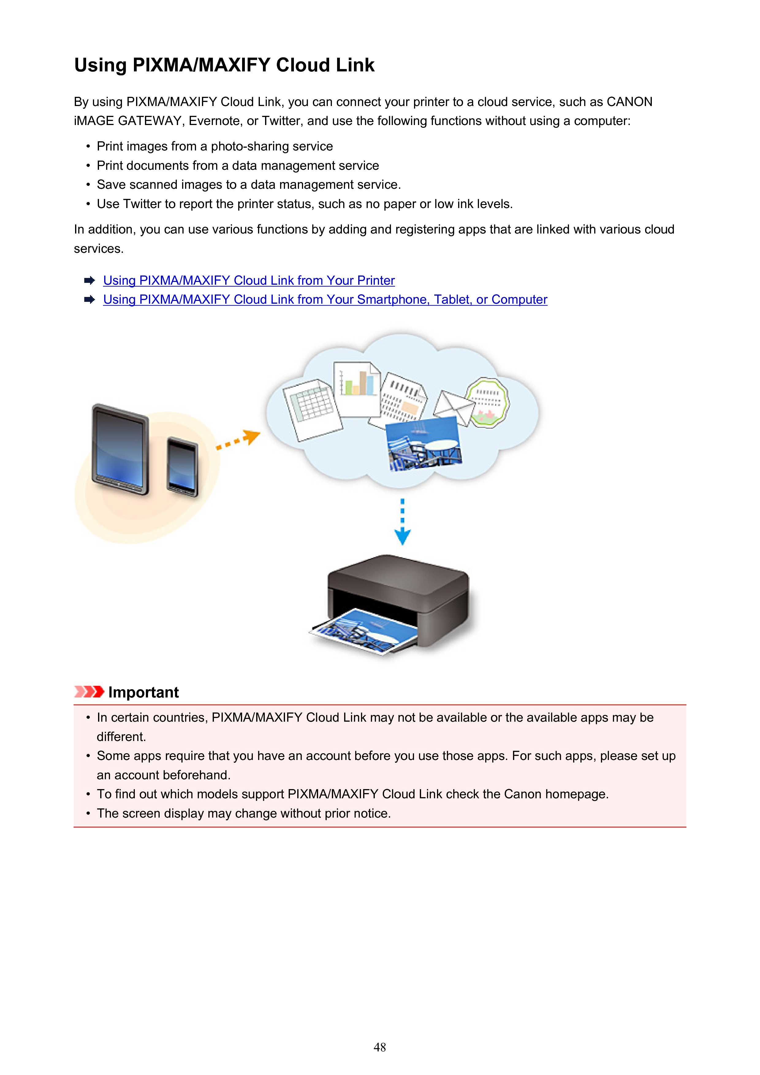 Canon printer PIXMA MG3620 User Manual, Page 5