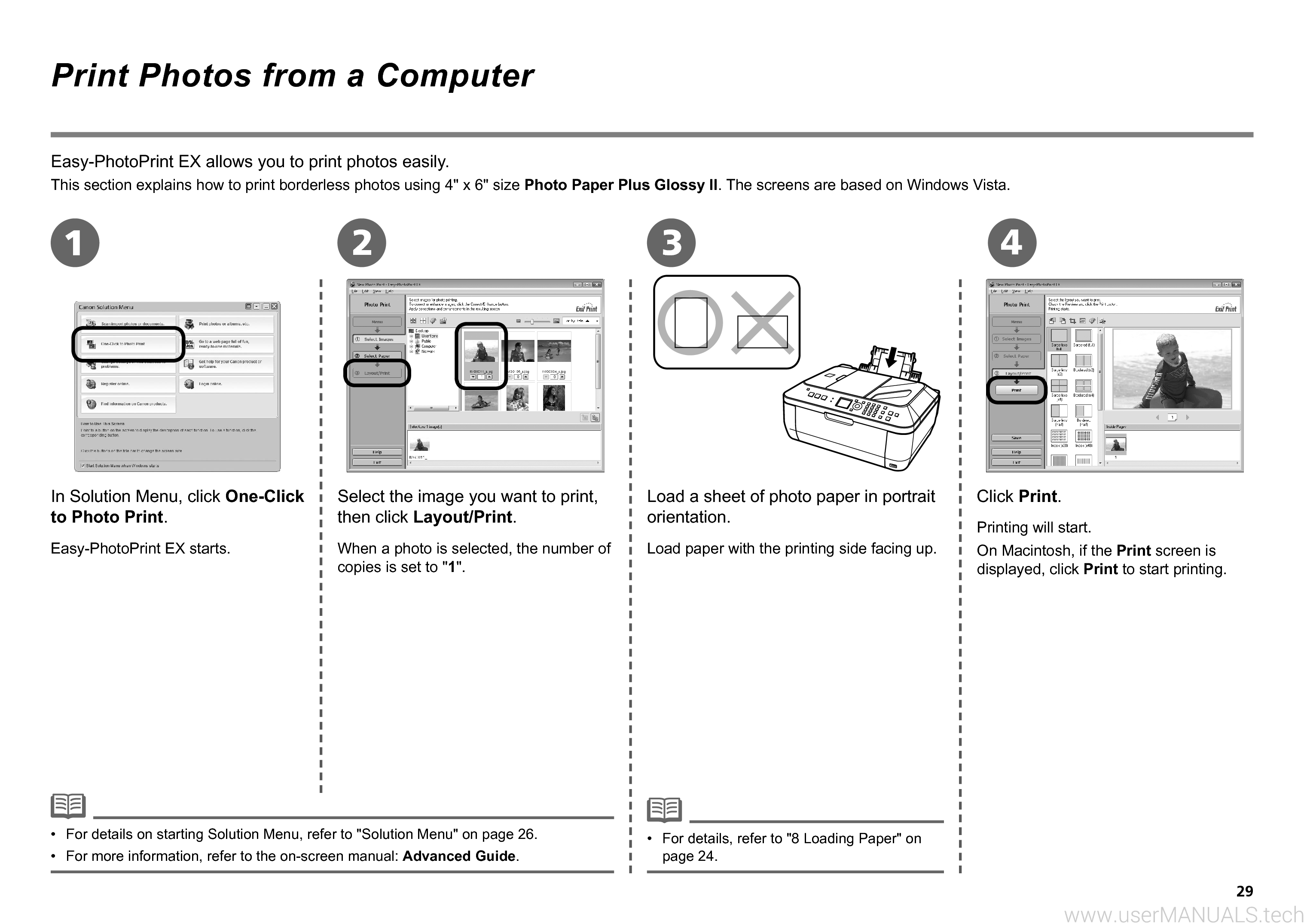 Canon printer PIXMA MX330 User Manual, Page: 4