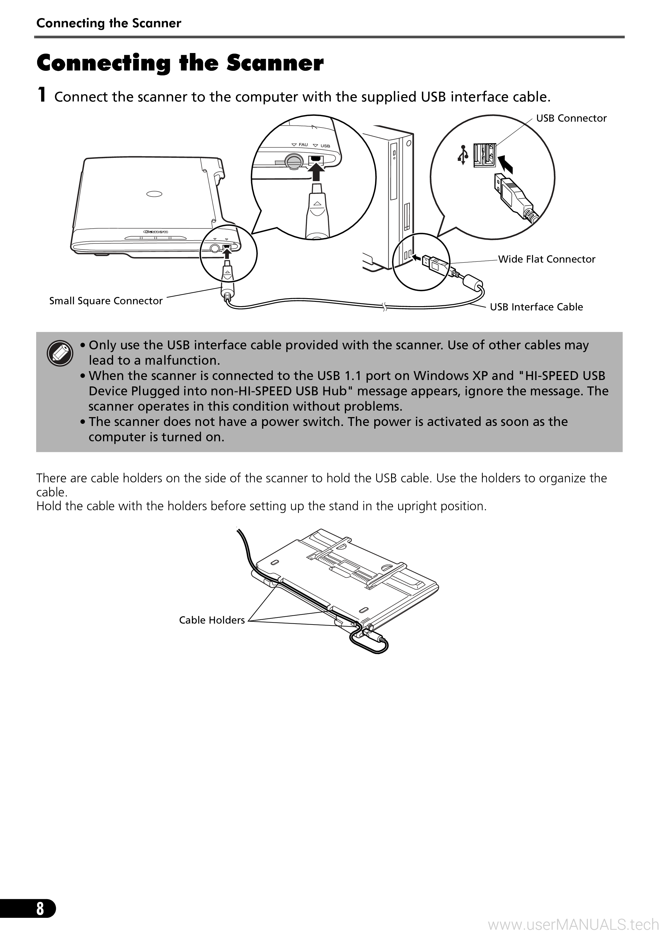 Canon scanner CanoScan LiDE 500F User Manual