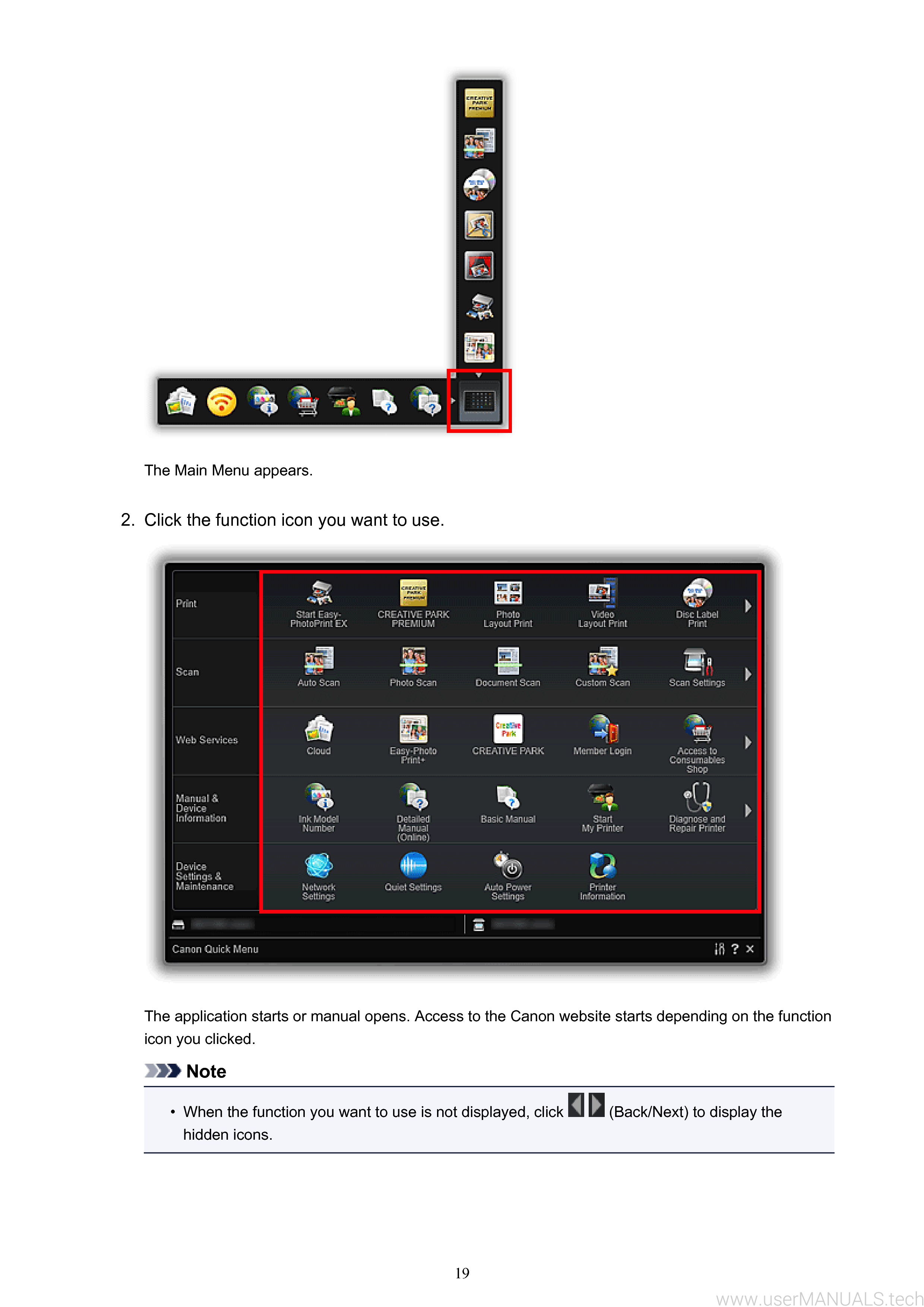 canon quick menu scanner missing canon quick menu scanner missing