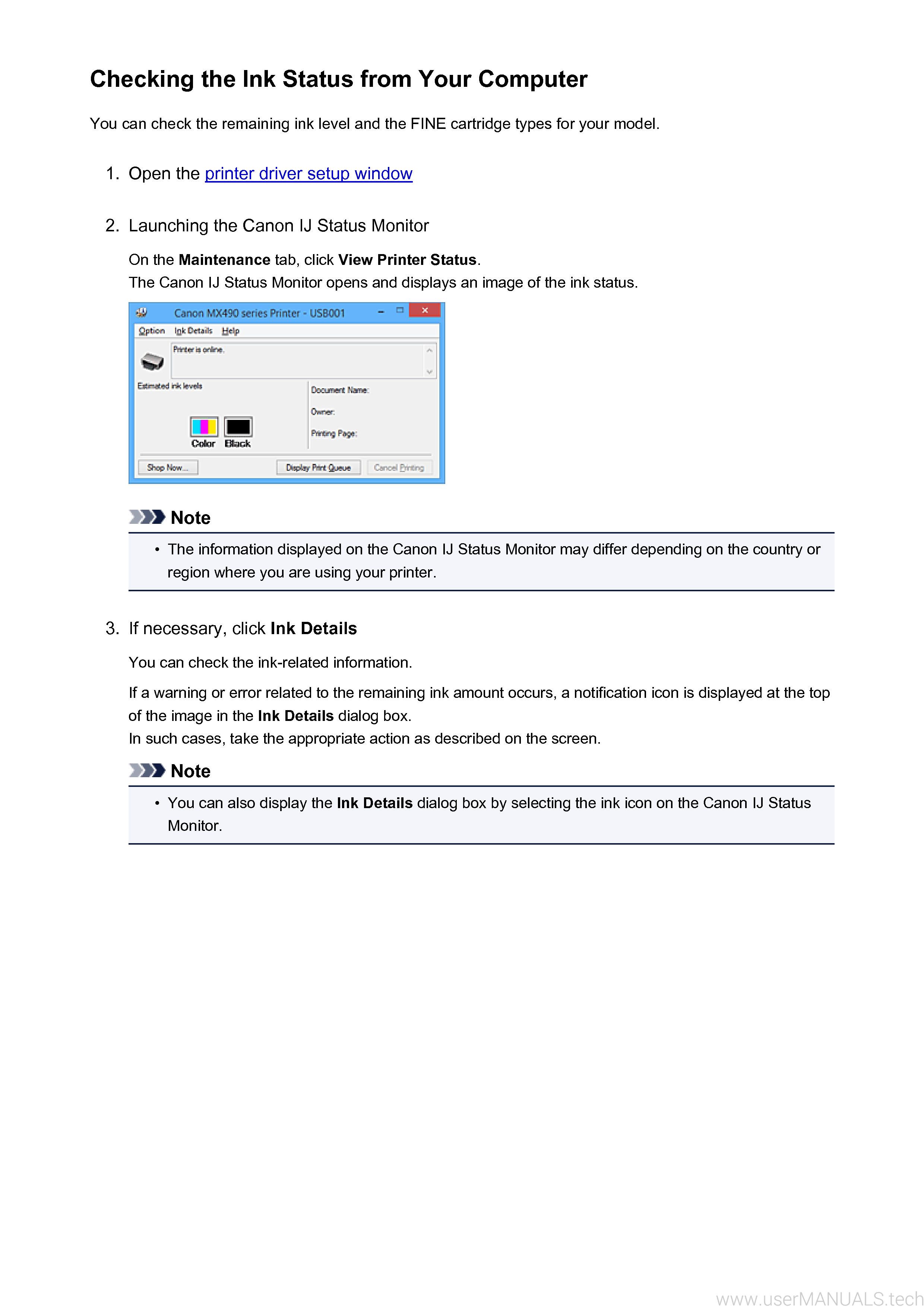 Canon Pixma Mx492 User Guide, Page: 40