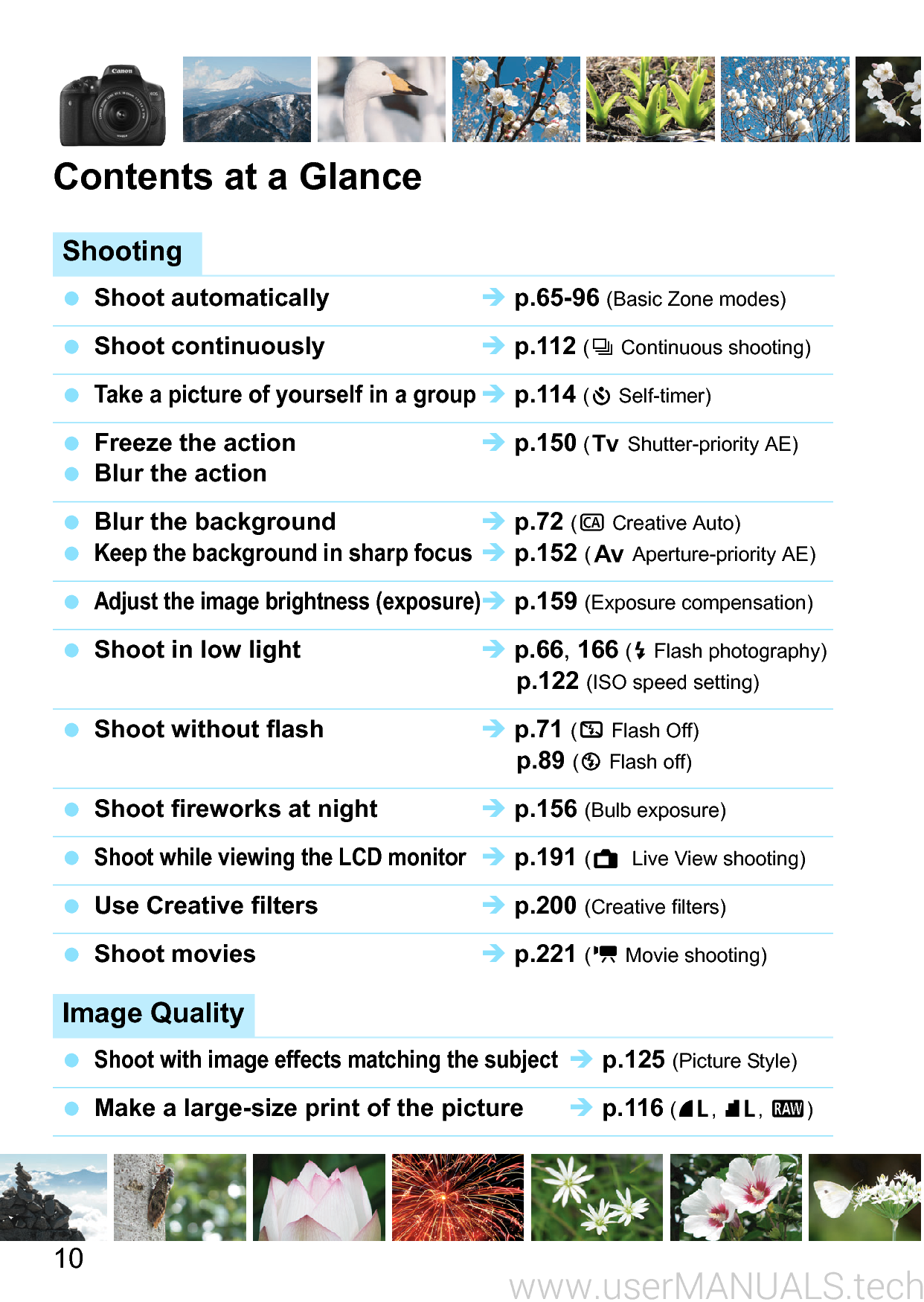 Canon Eos Rebel T6i 750d Instruction Manual