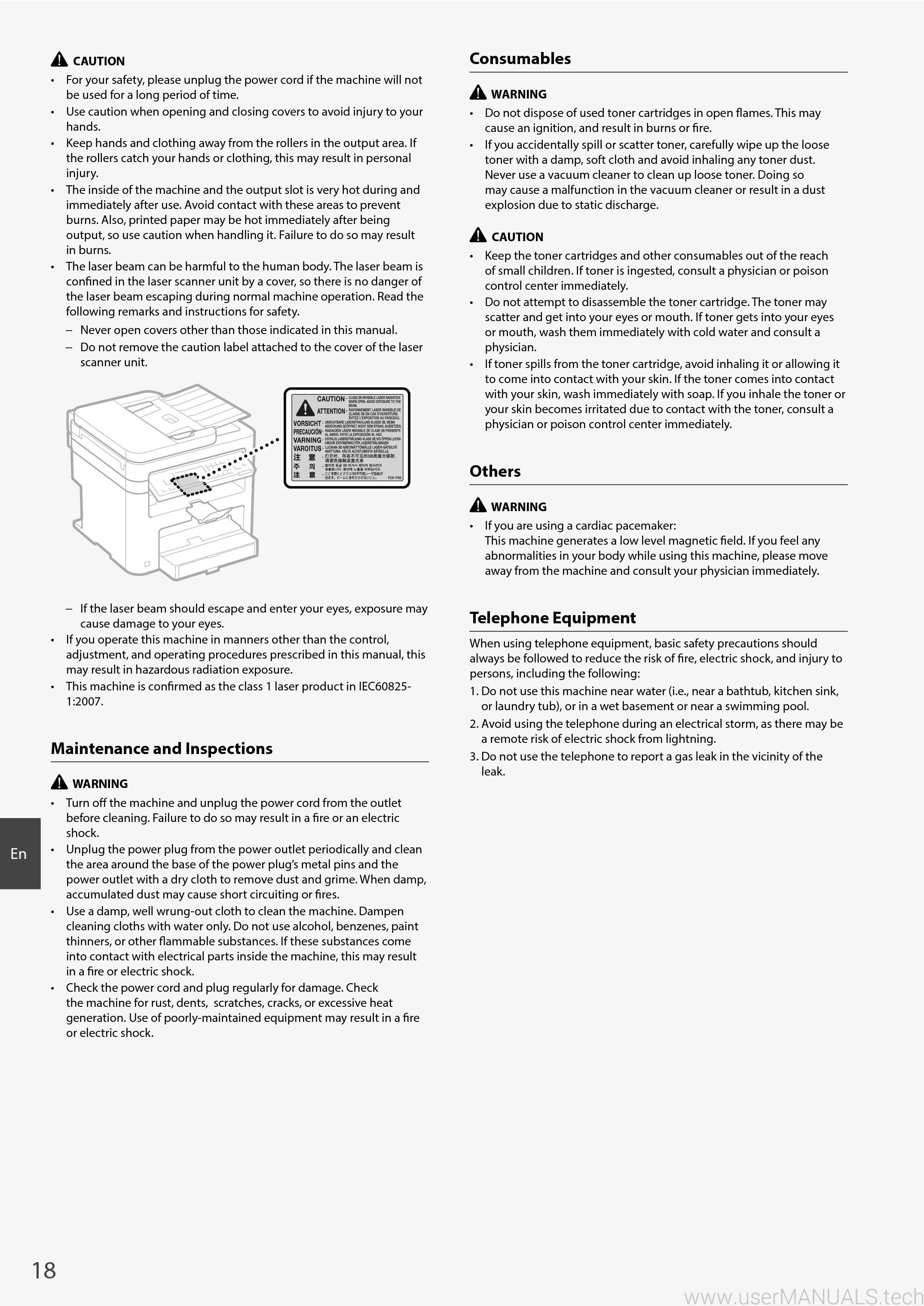 Canon printer imageCLASS MF217w User Manual, Page 2