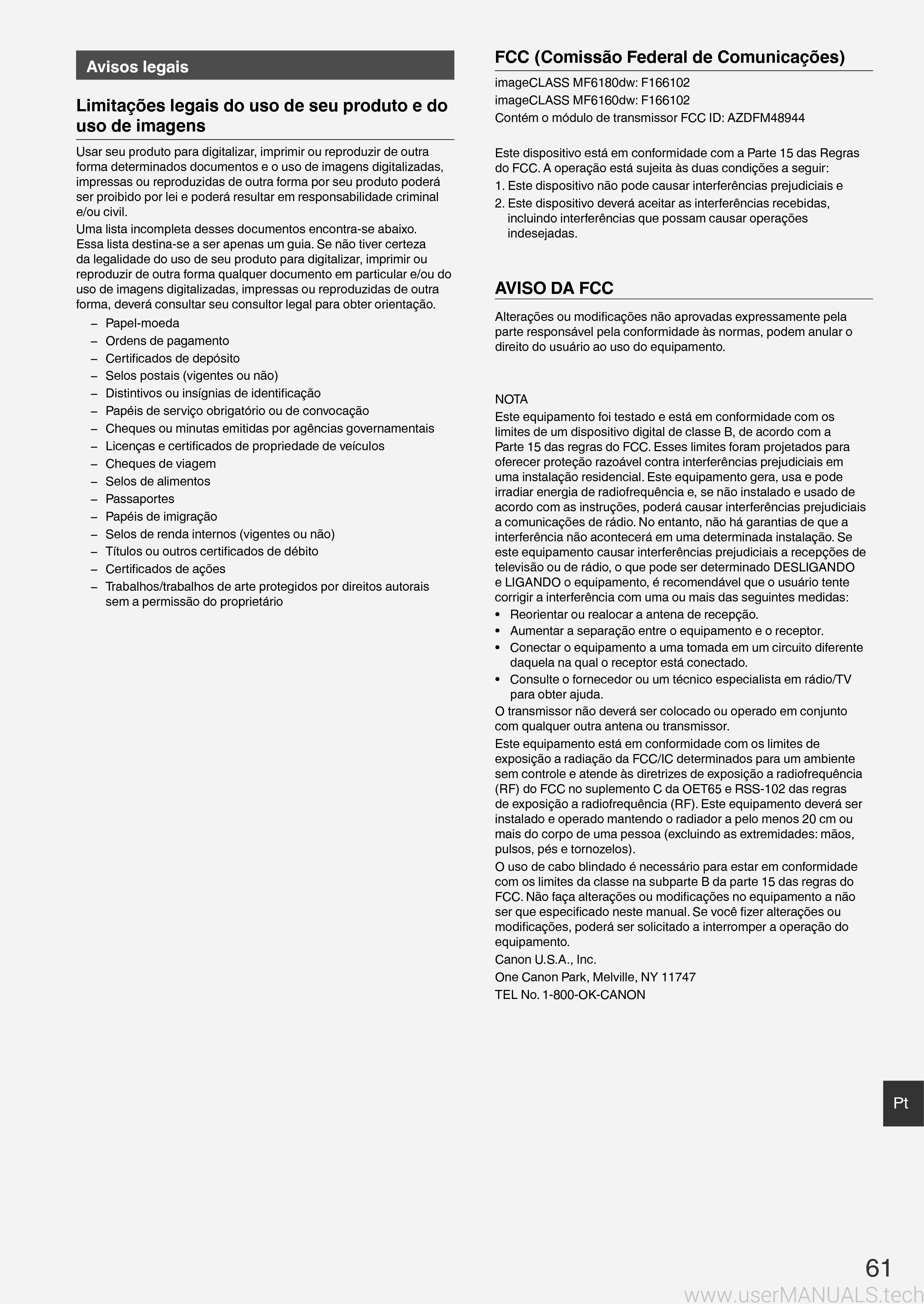 Canon printer imageCLASS MF6160dw User Manual, Page: 7