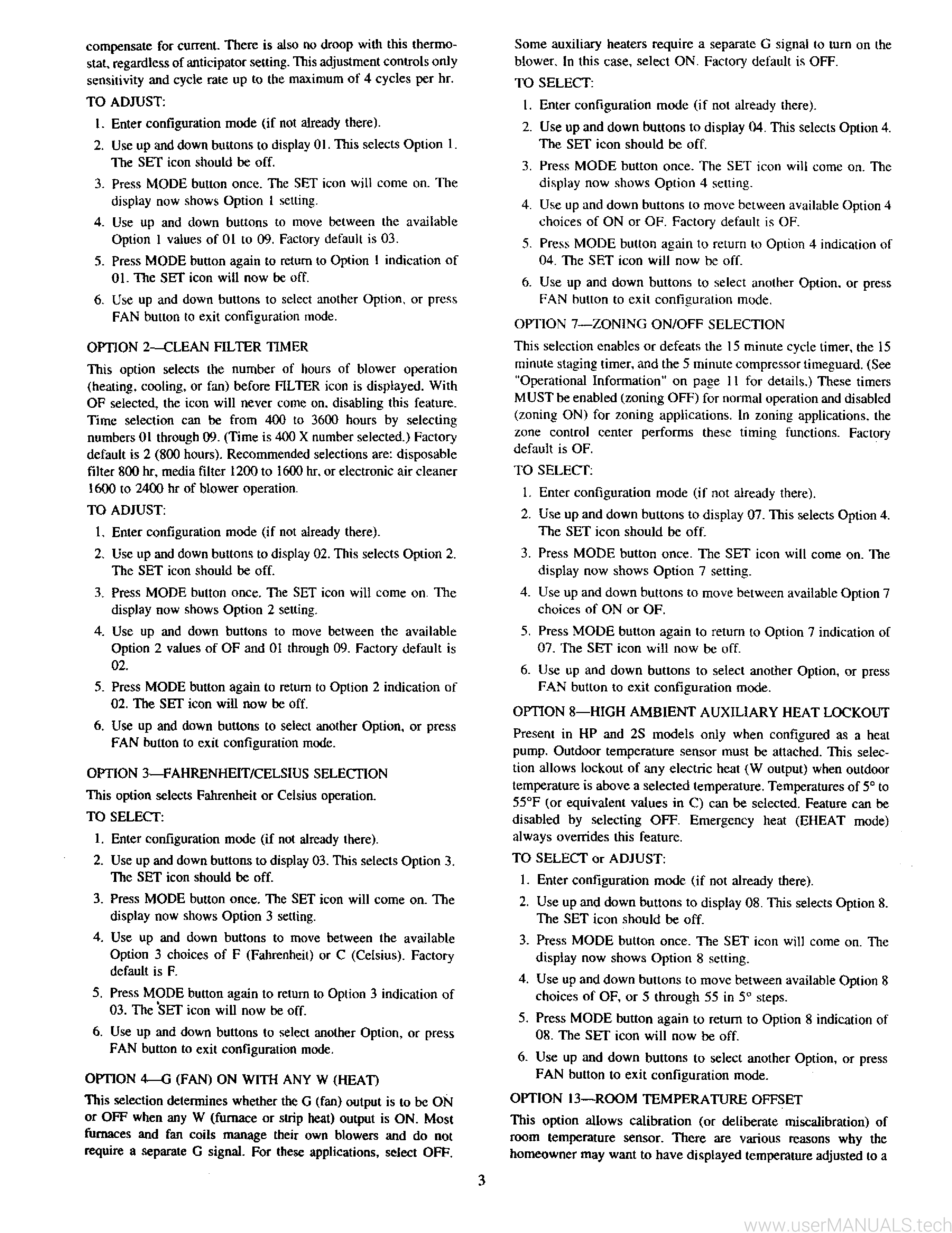 Carrier Thermostat Tstatccnac01 B Manual