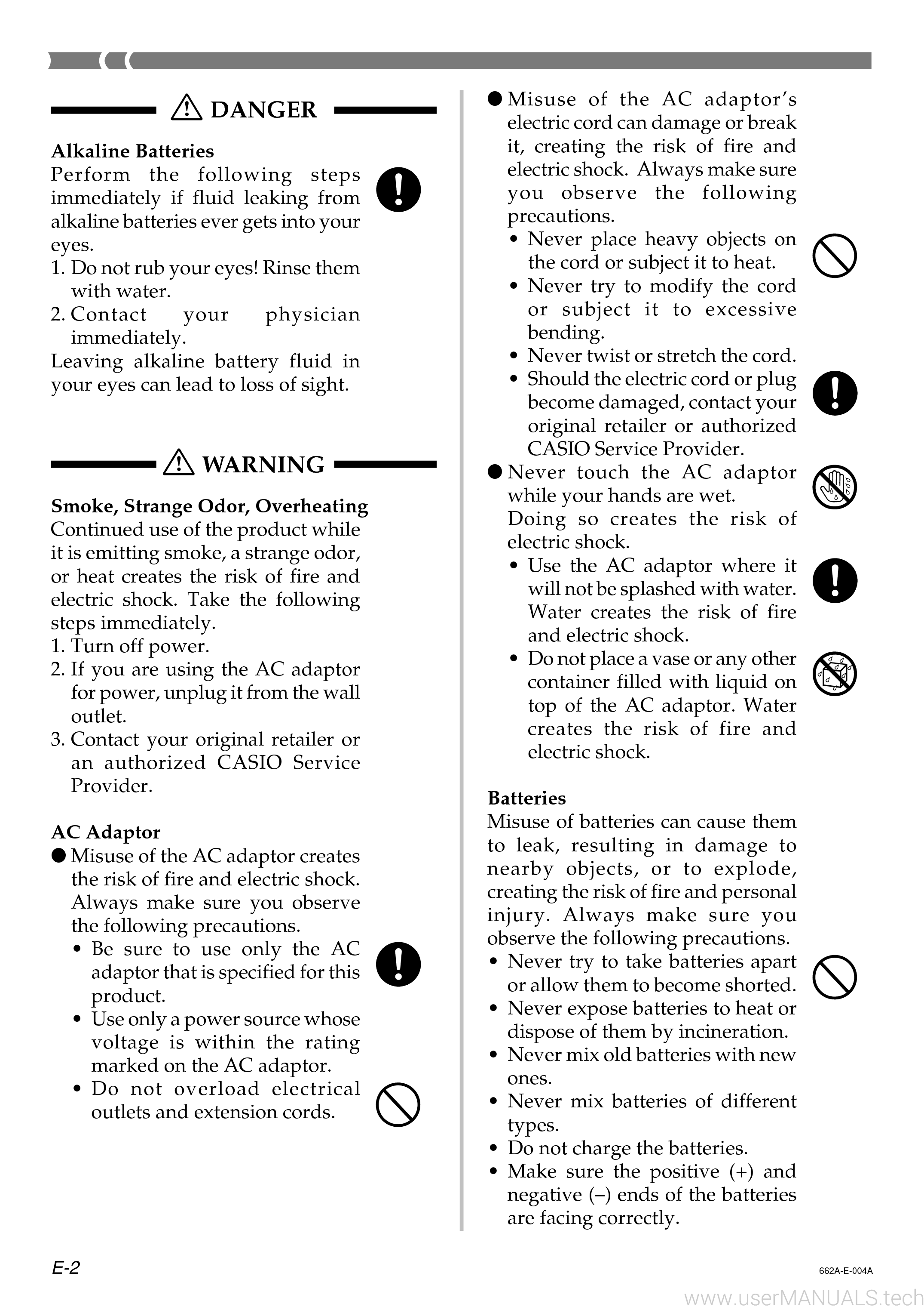 Casio Lk100 Owners Manual