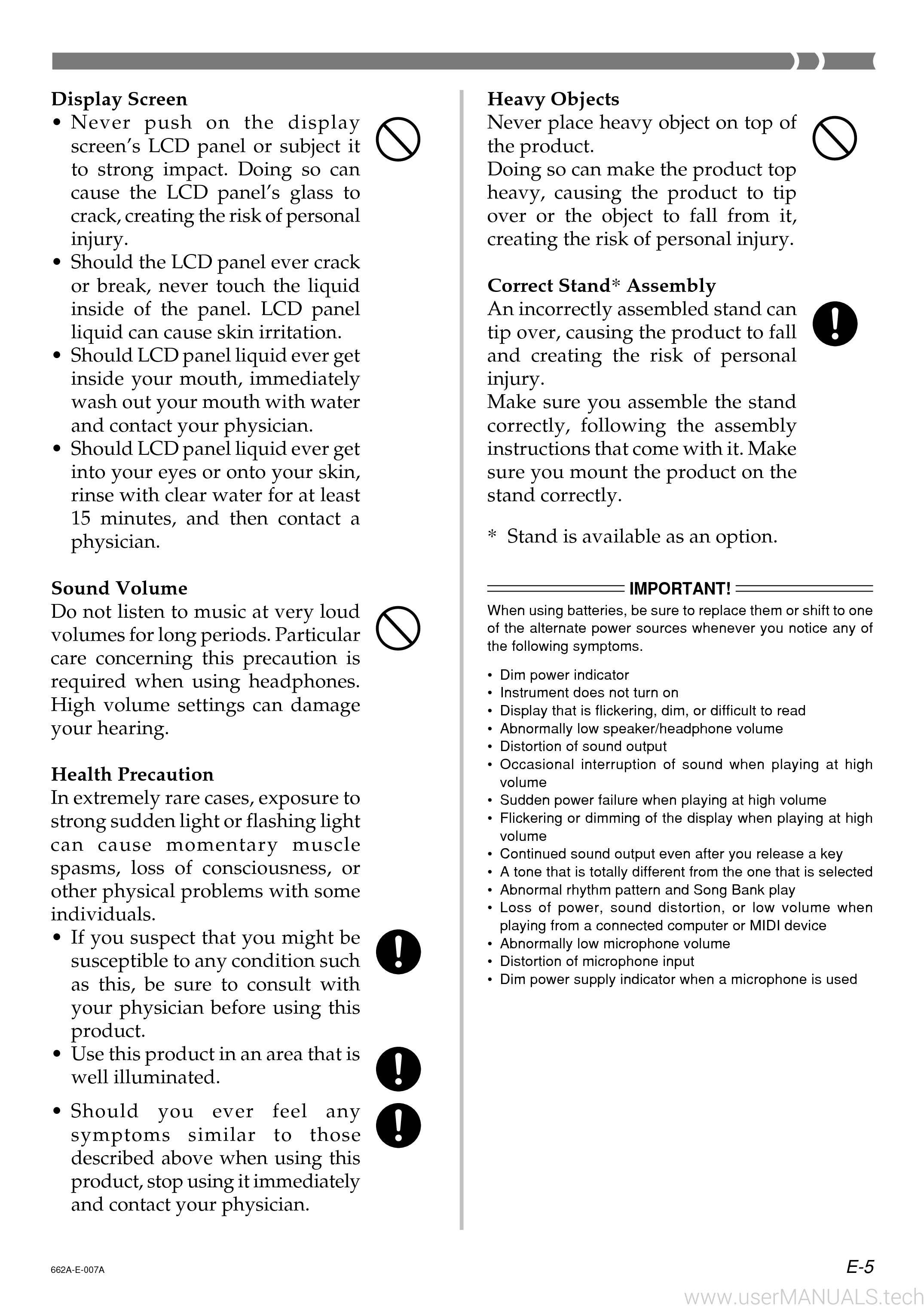 Casio Lk100 Owners Manual