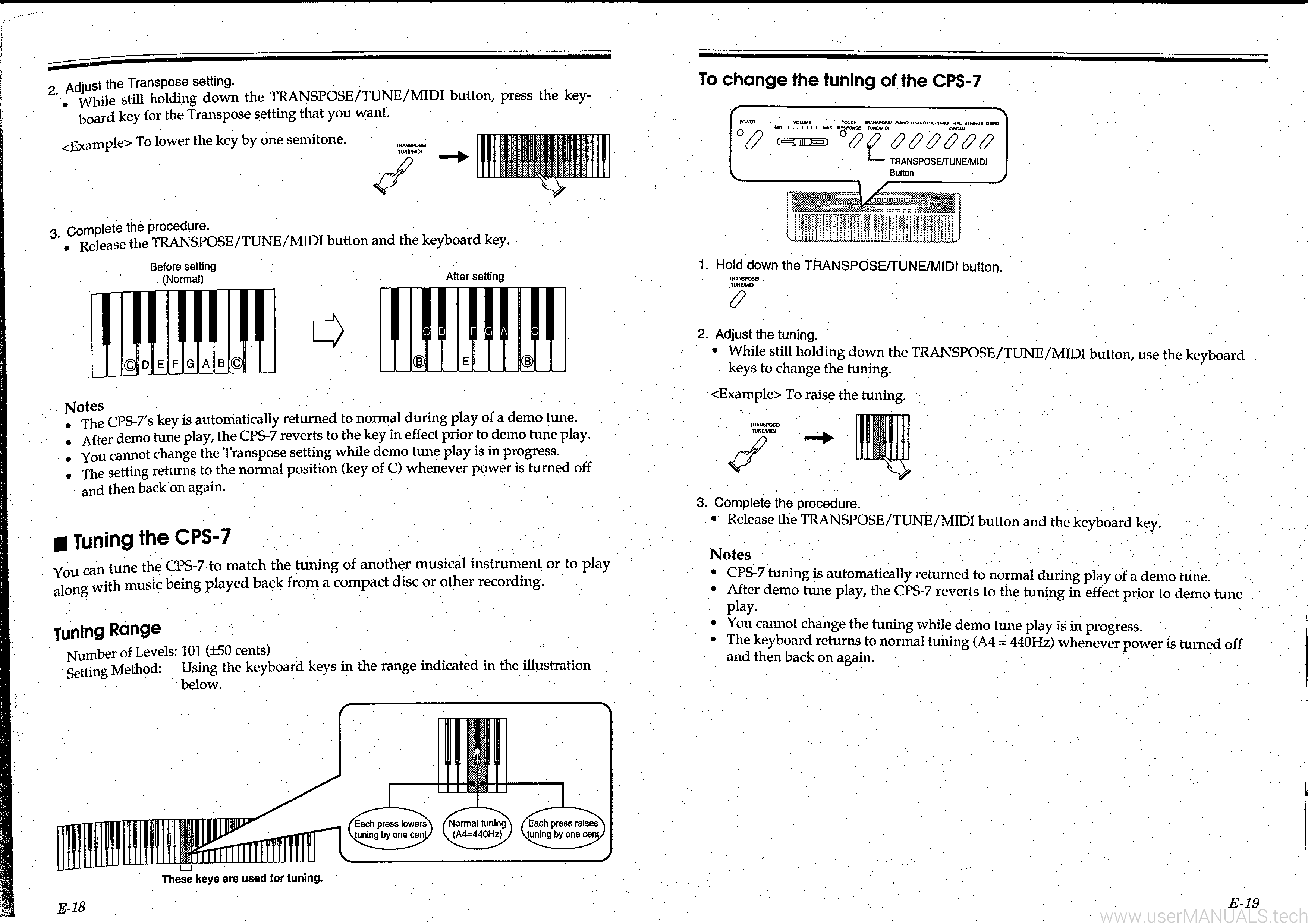 Casio Cps7 User Manual