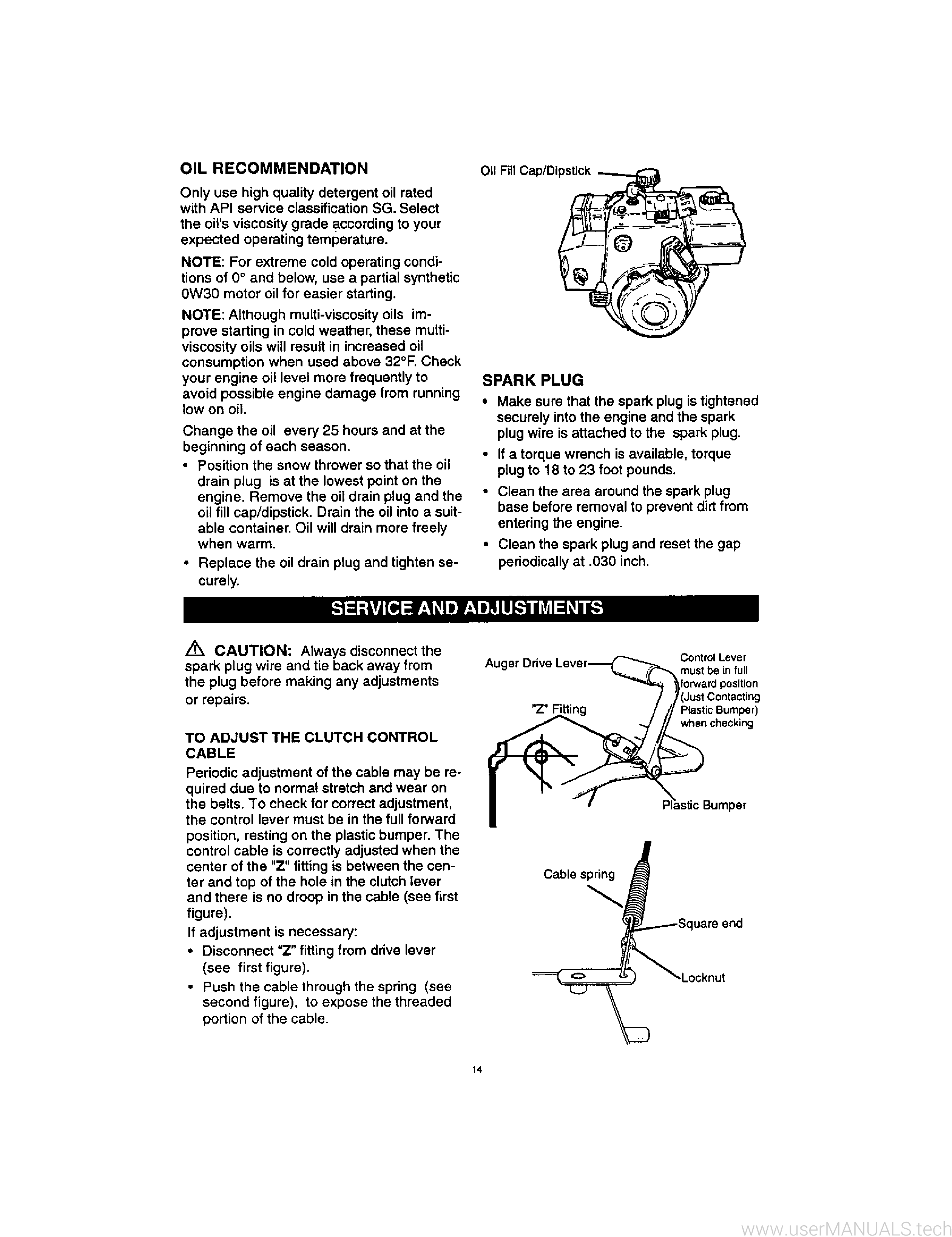 Craftsman 5.0 22 Snowblower Owners Manual, Page: 2