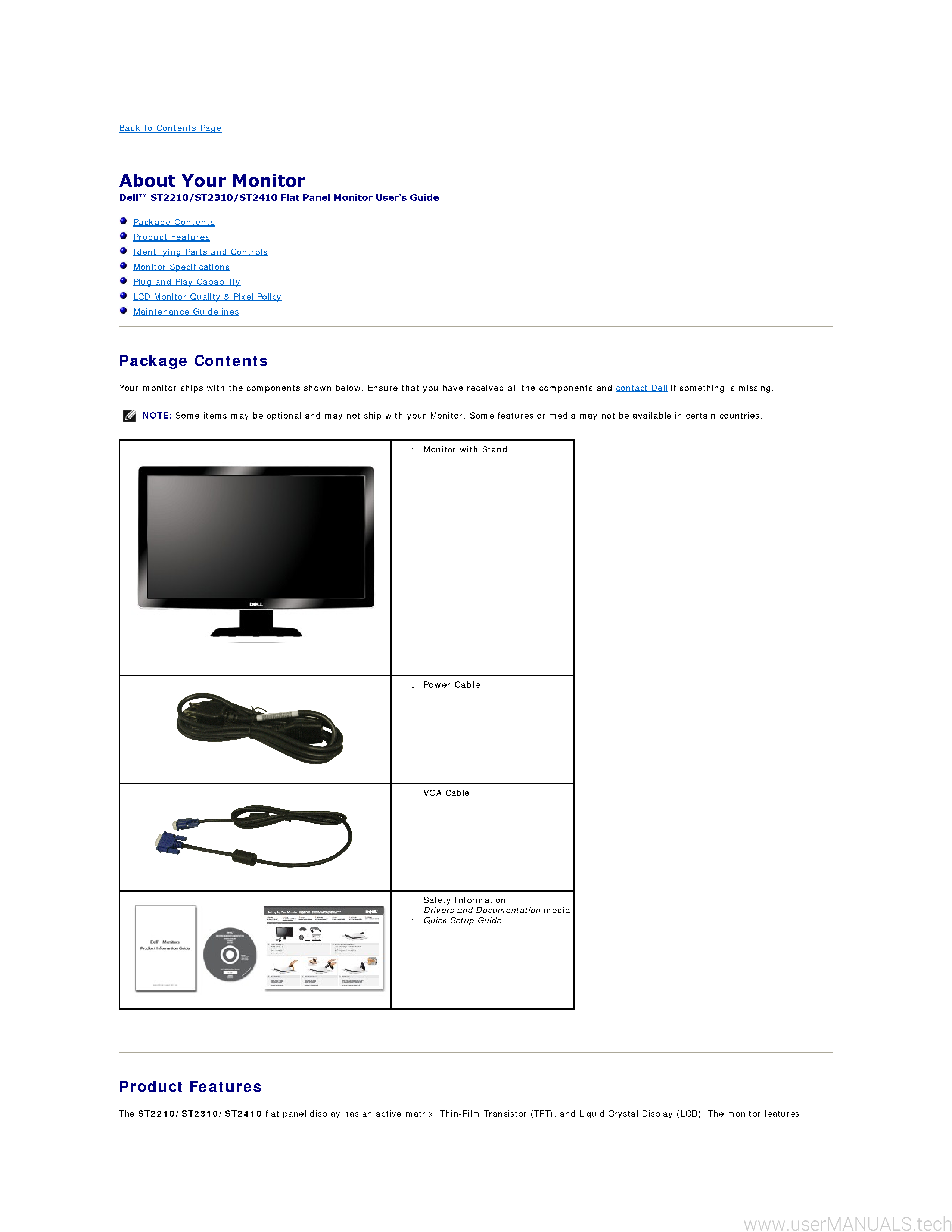 Dell St2310 Users Guide