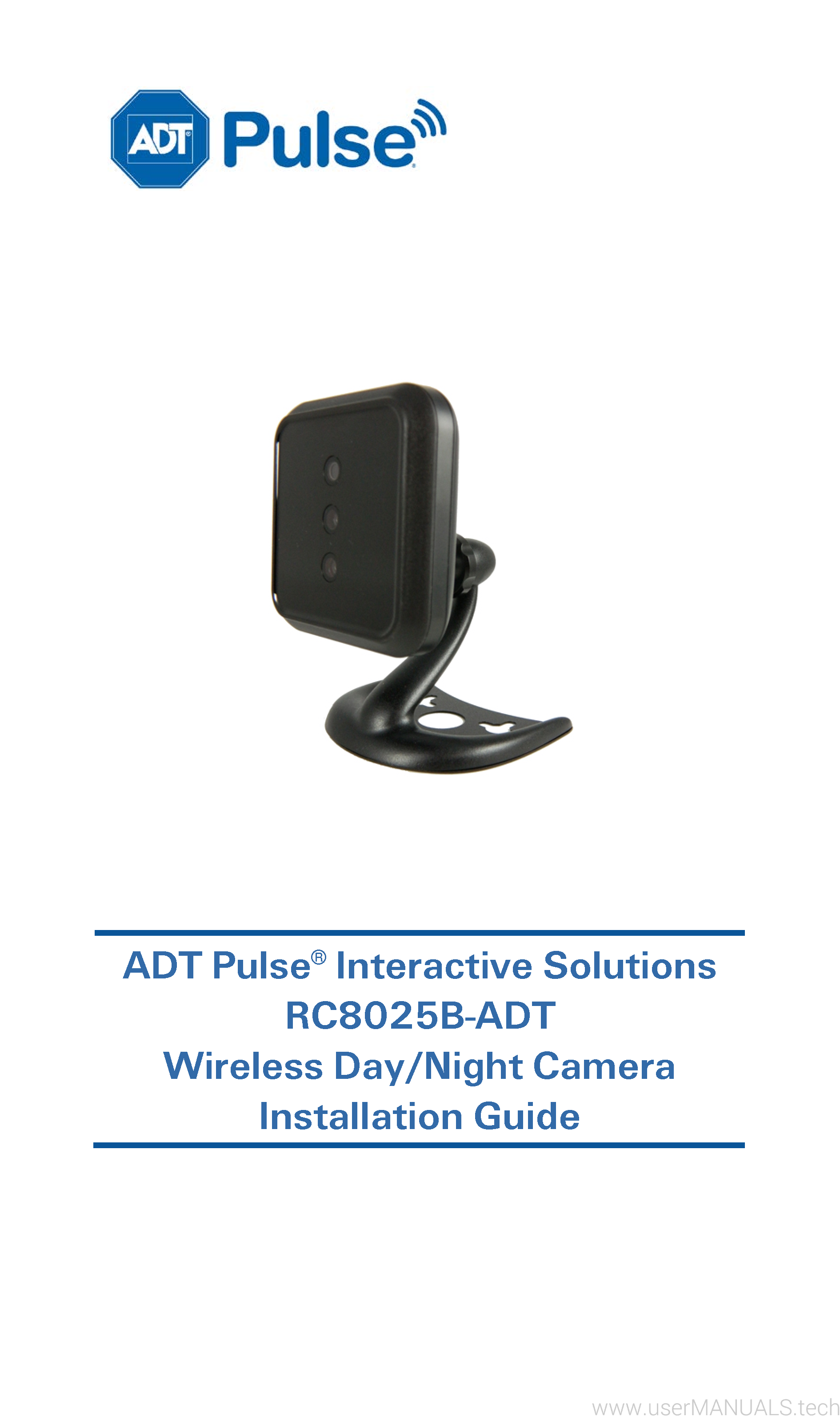 ADT Security Services RC8025BADT Wireless DayNight Camera Installation
