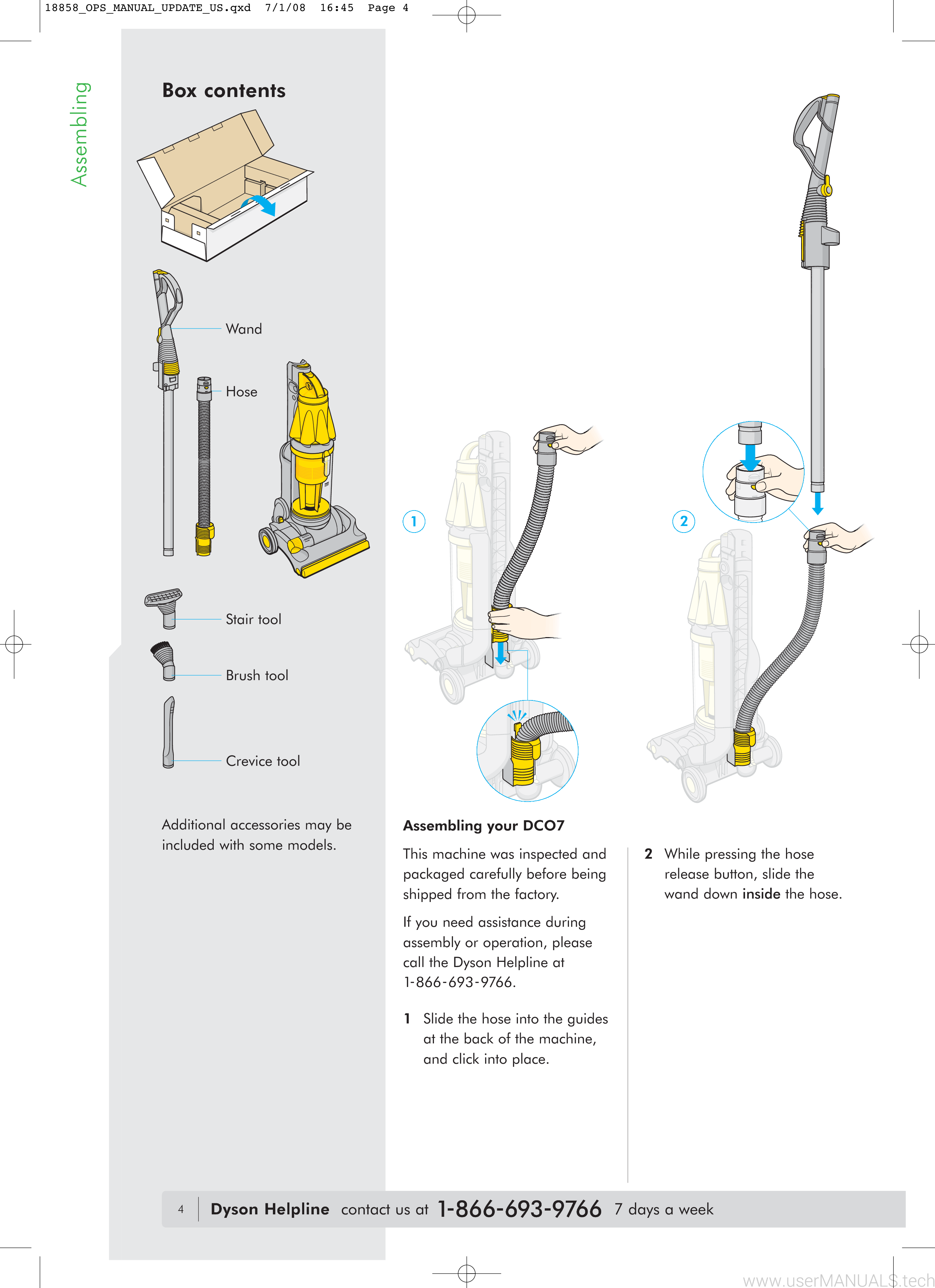 casdon dyson instructions