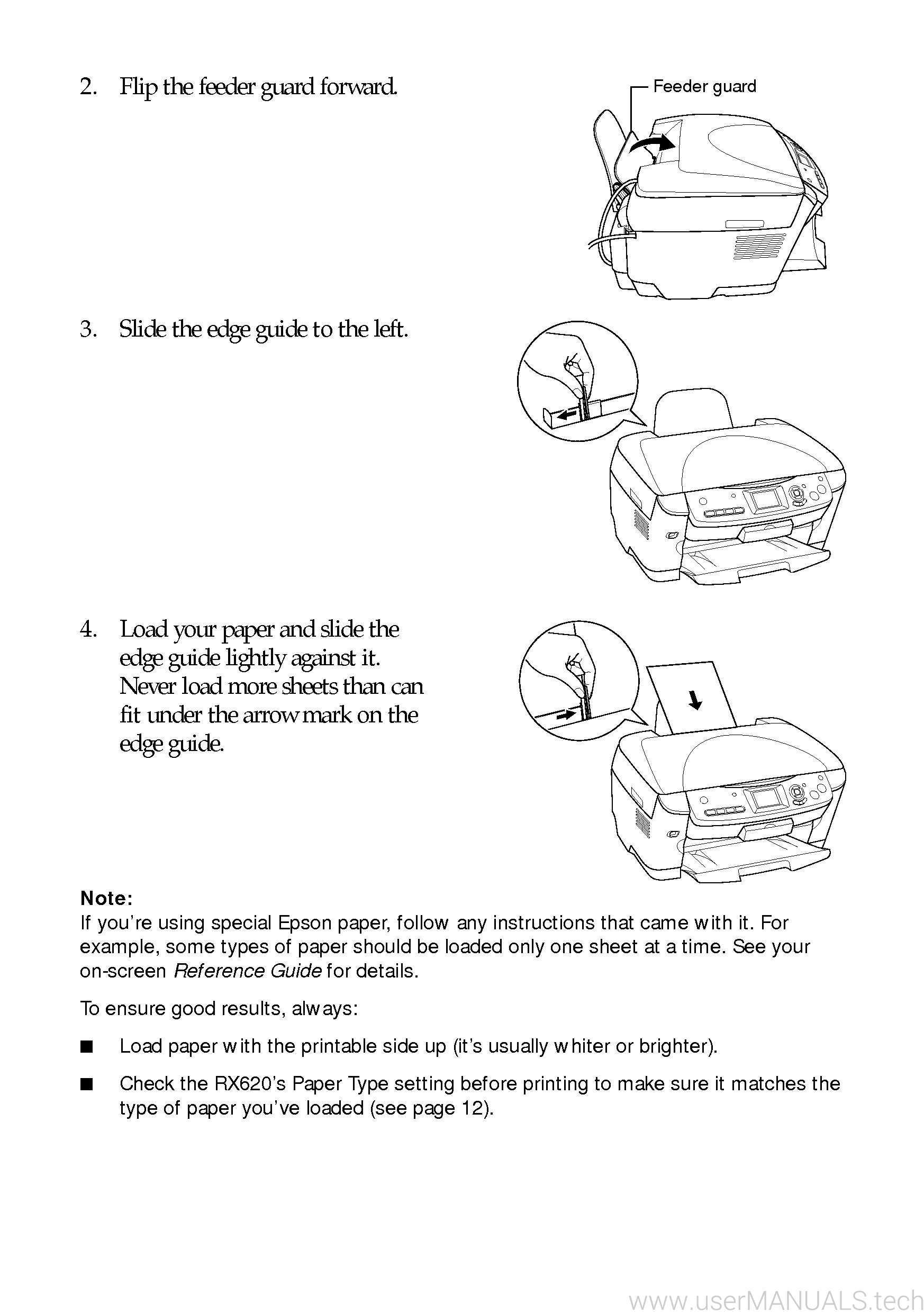 Epson Stylus Photo Rx620 User Manual 3194