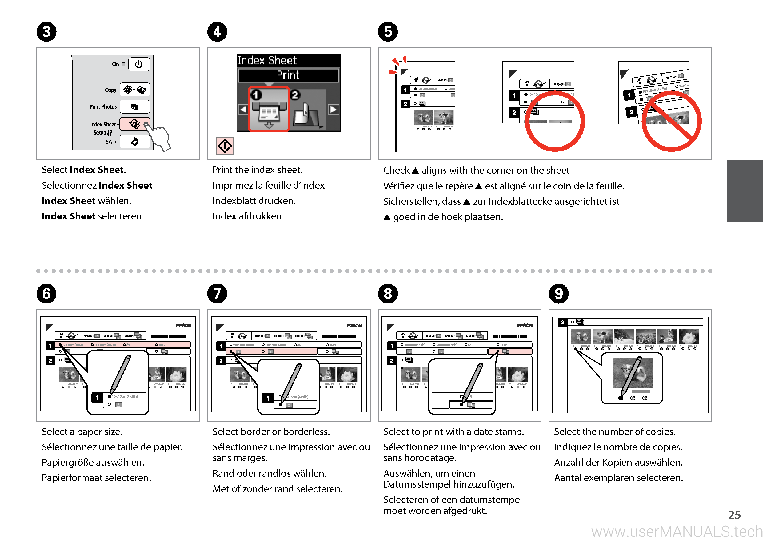 Epson Stylus SX218 User Manual, Page: 3