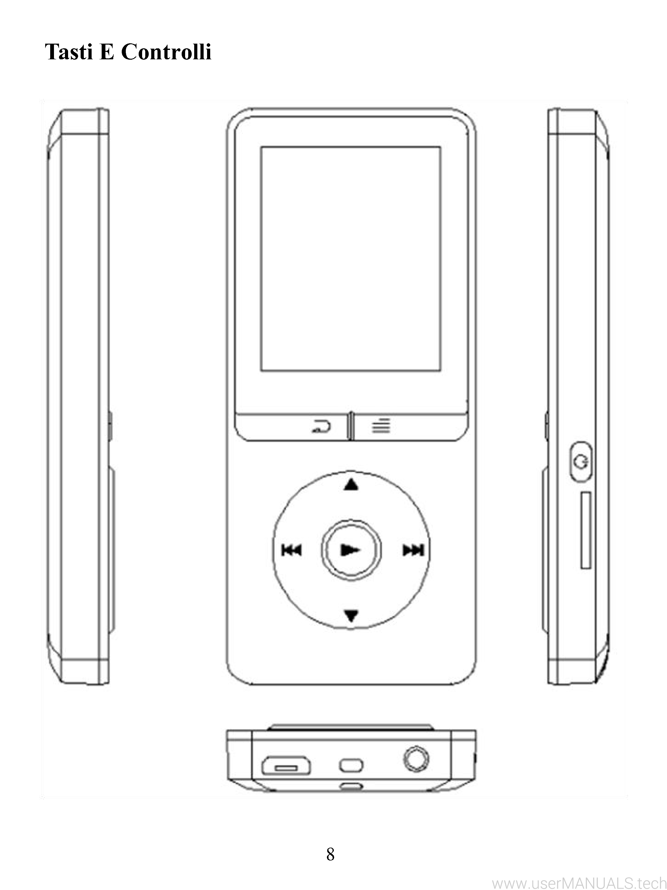 AGPtek A20 8GB Music Player User Manual