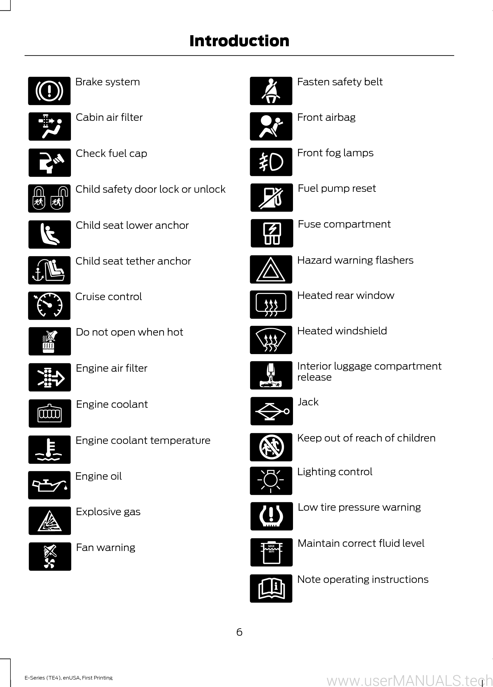 Ford E450 Owners Manual