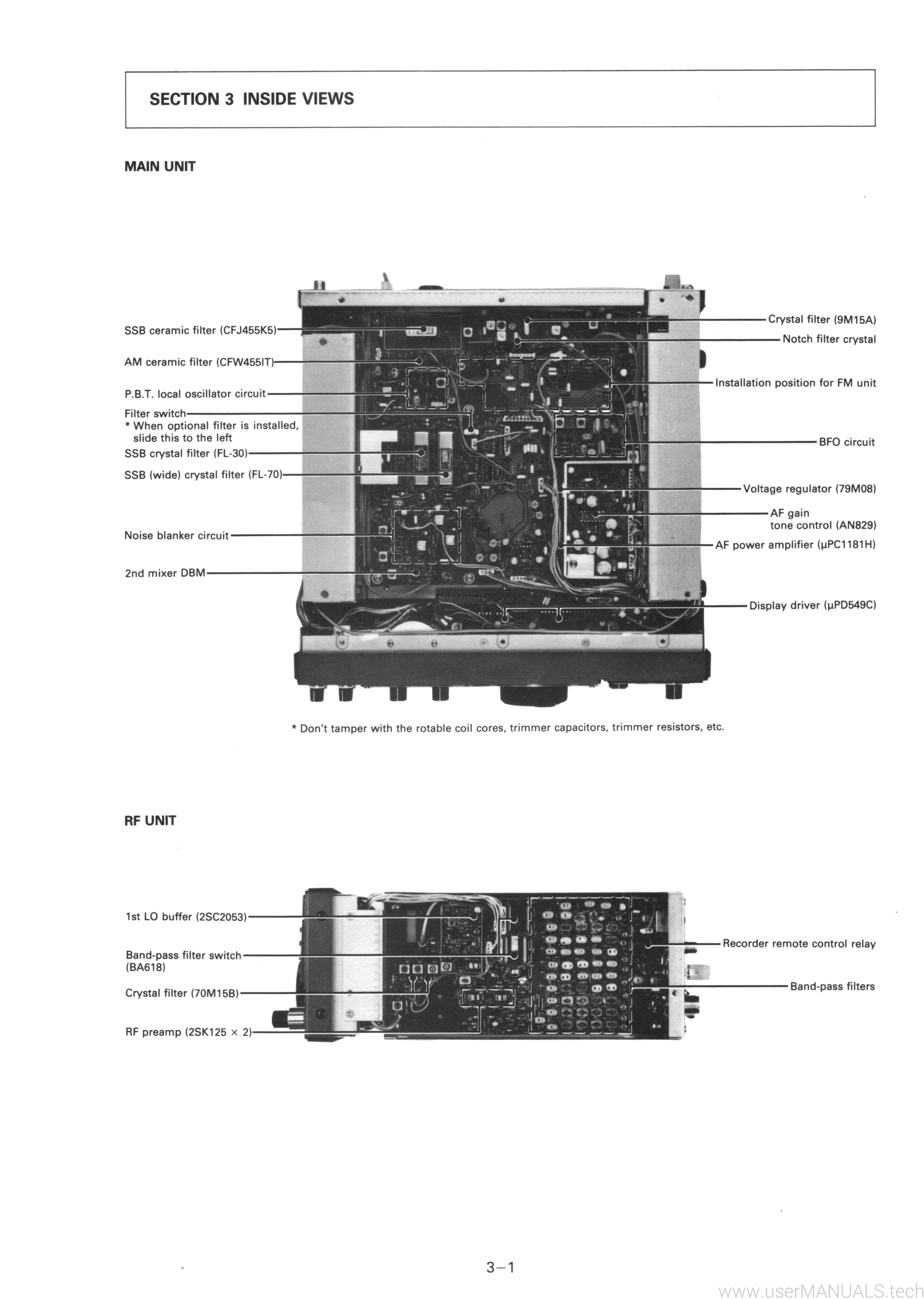 Icr71 Communications Receiver Service Manual