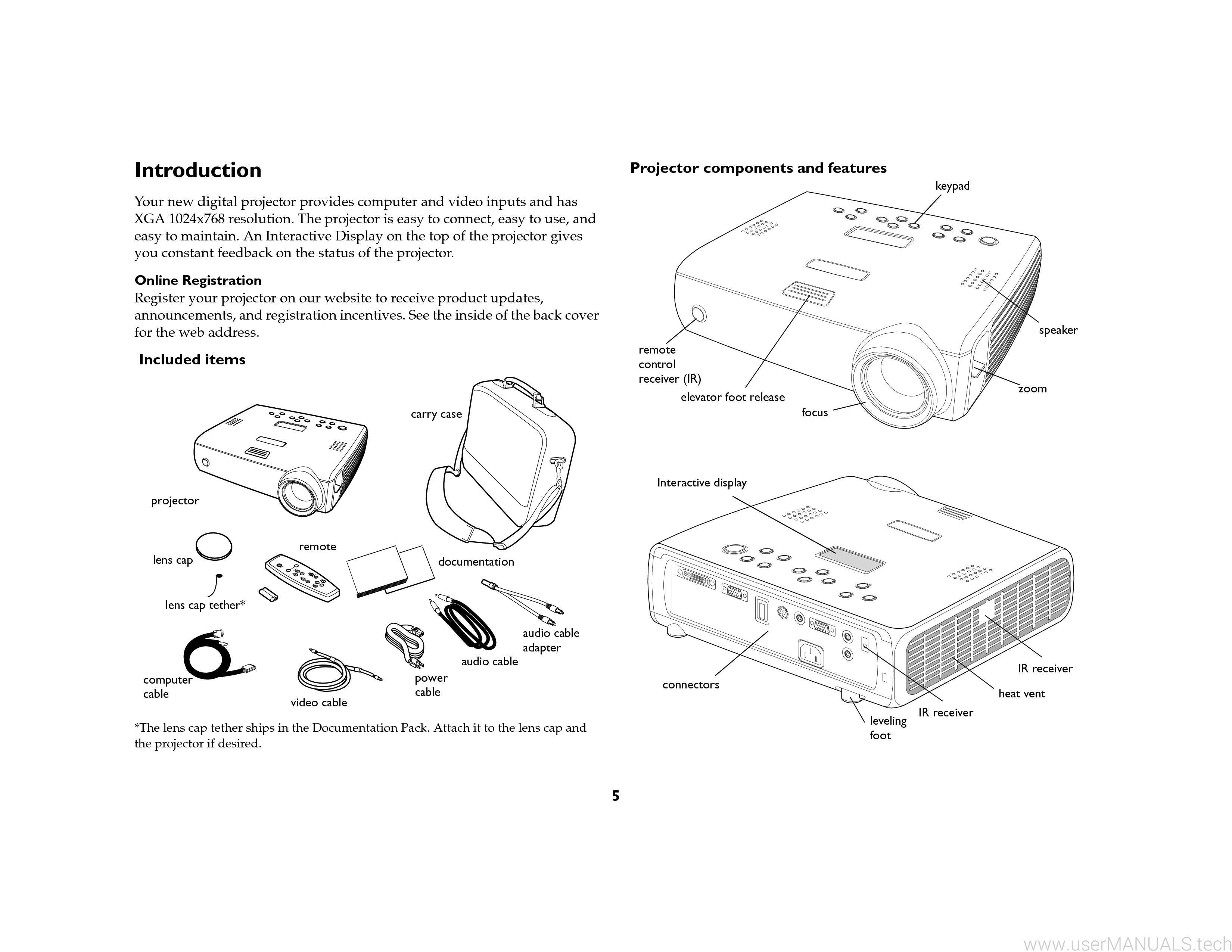 InFocus Projector Lp600 User Manual