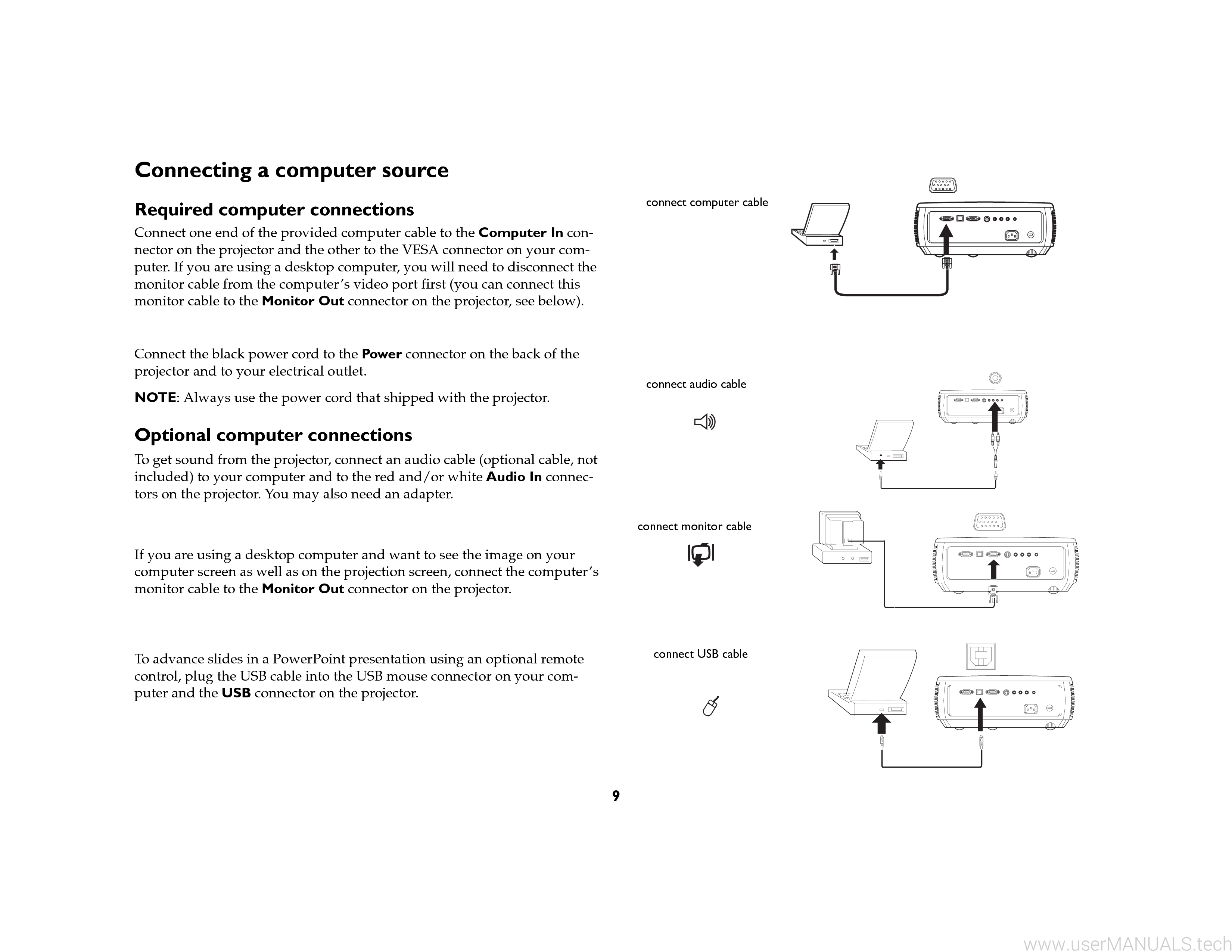 InFocus Projector In26 User Manual