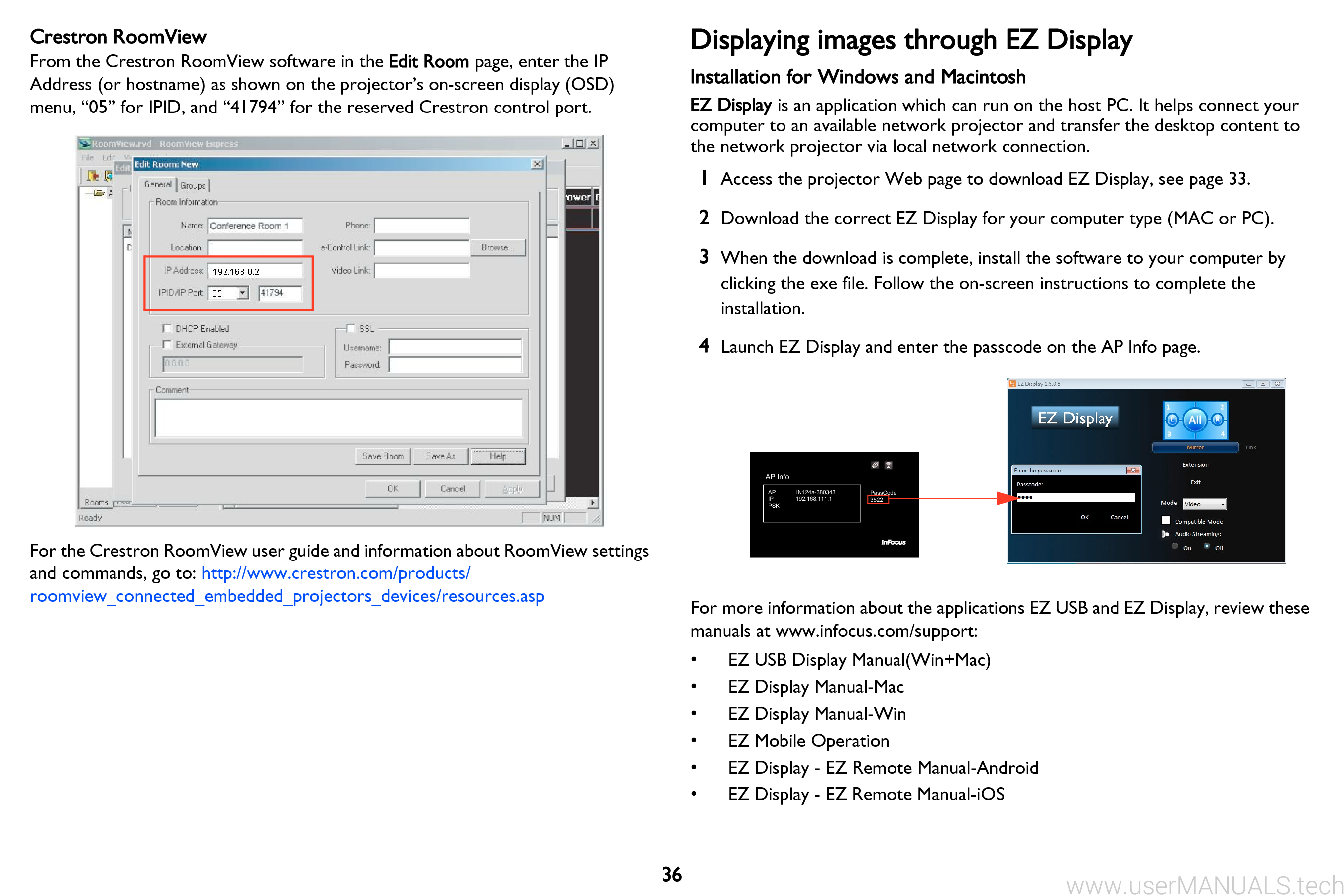 InFocus Projector IN2124a User Manual, Page: 4