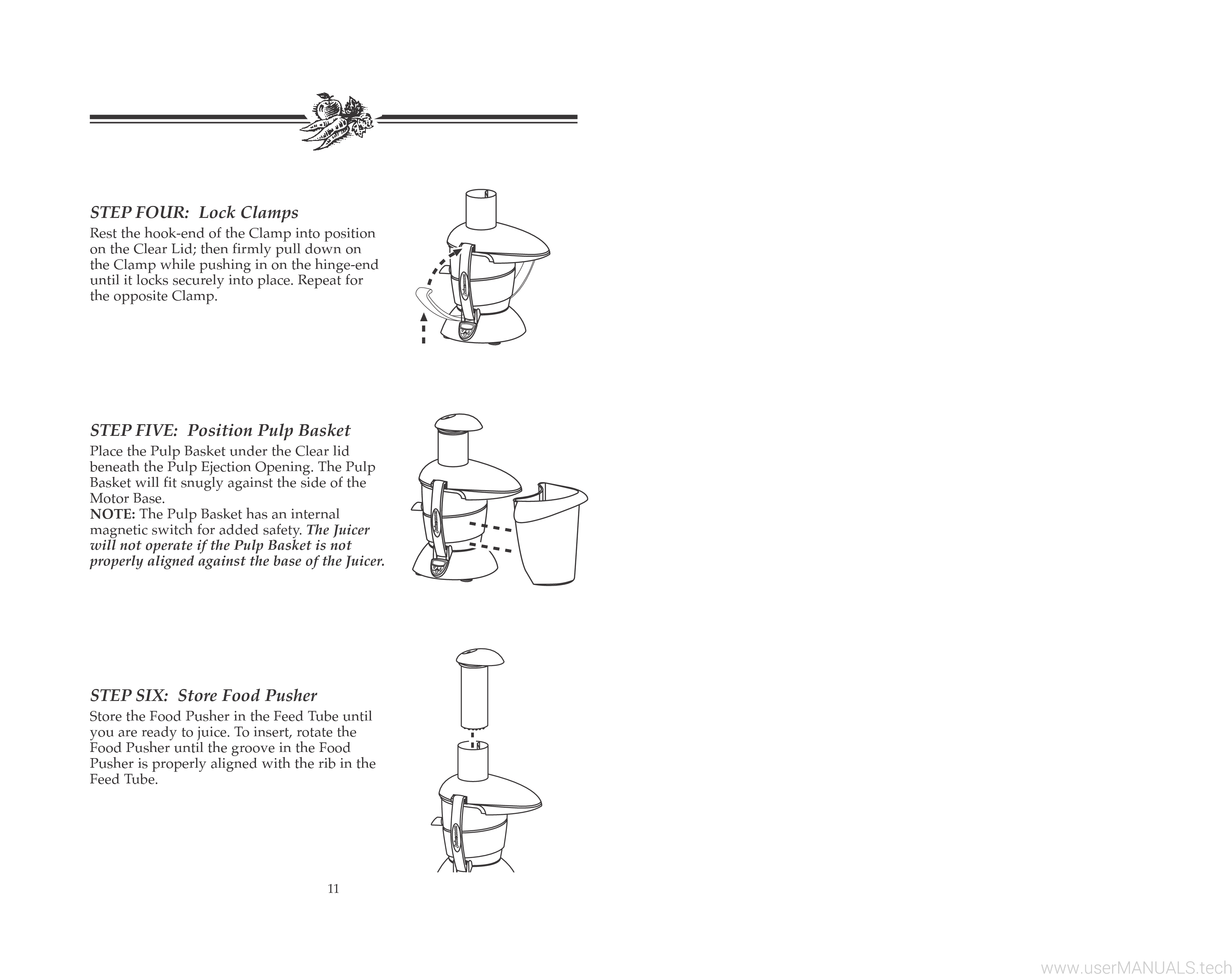 Juiceman JM503 JM503 User Manual, Page: 2