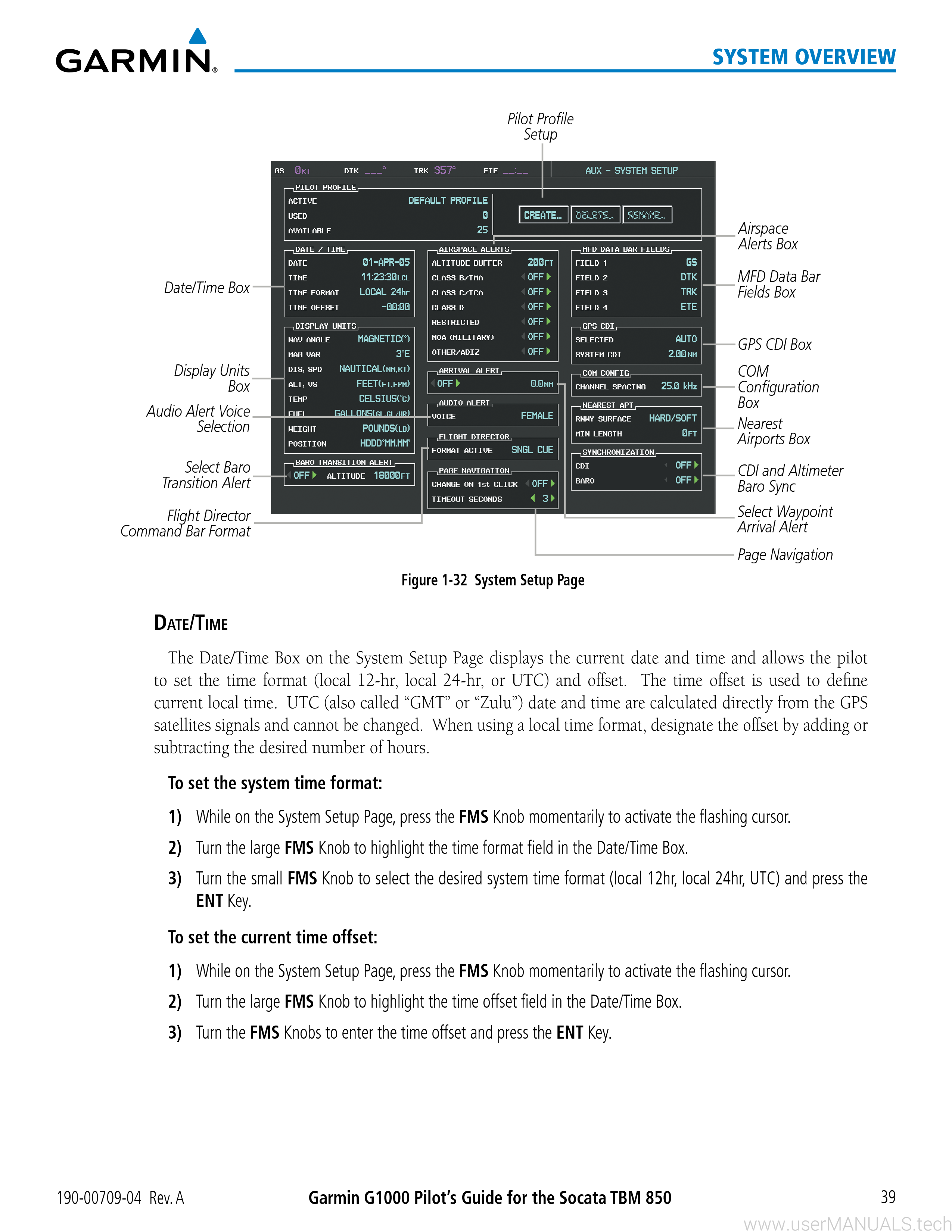 garmin g1000 manual