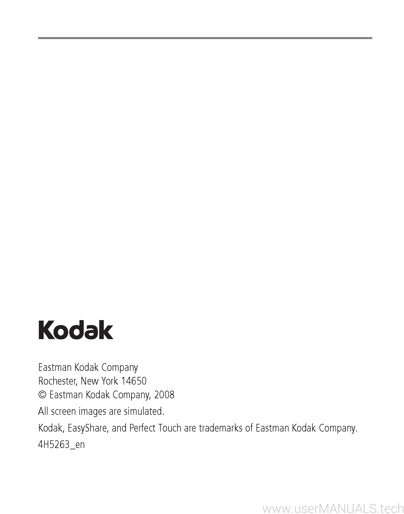 Kodak C140 User Manual