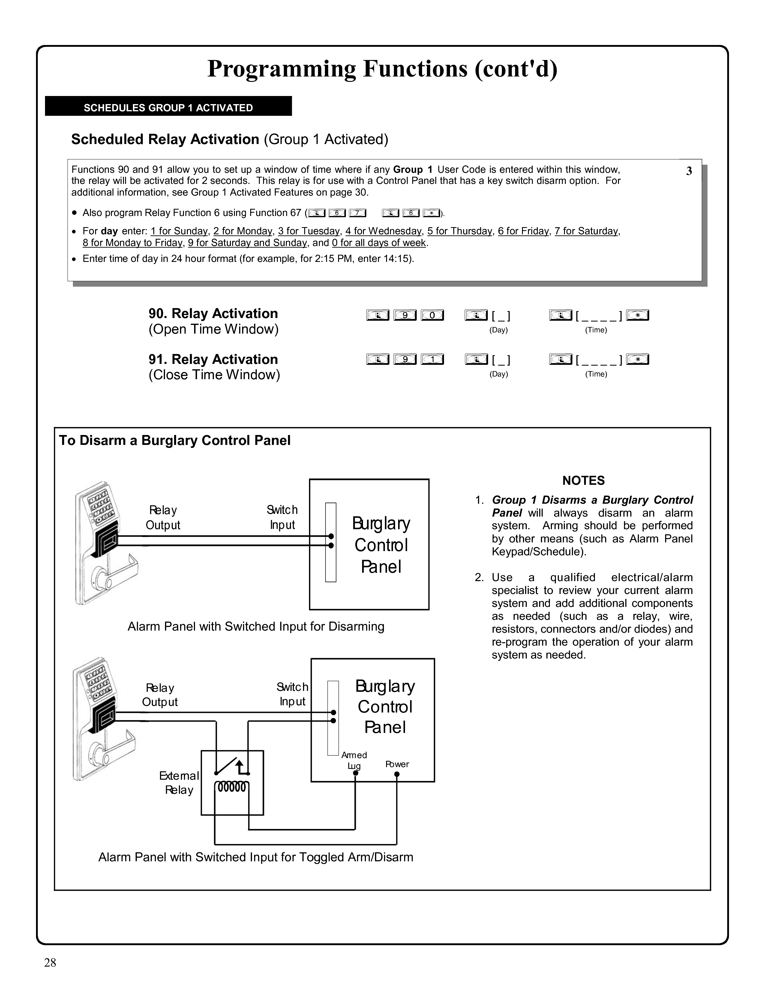 Alarm Lock PDL3000 ETPDL PDL3500 Programming Instructions User Manual
