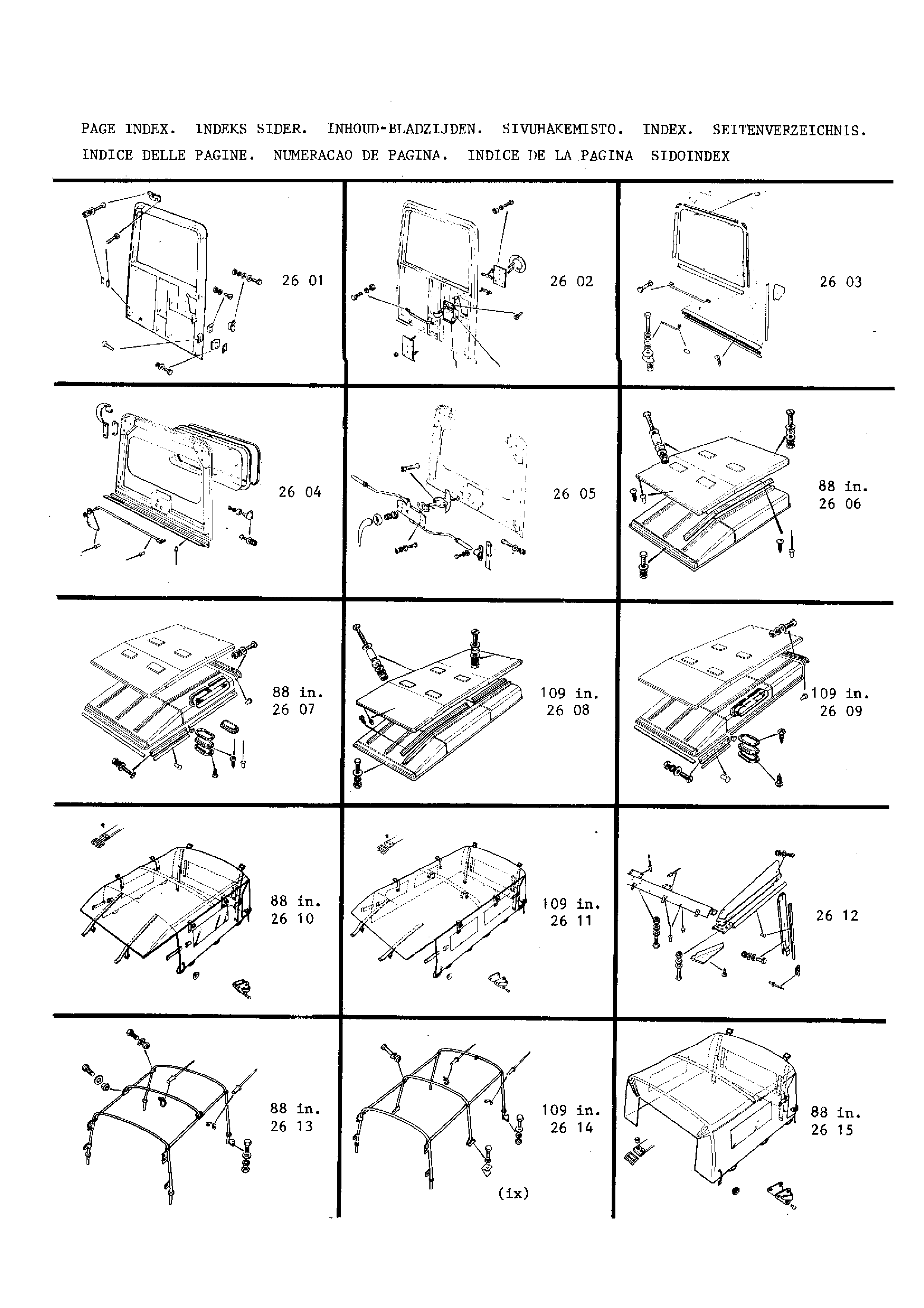 Land Rover Optional Equipment Parts Catalogue 1973 Rover Manual