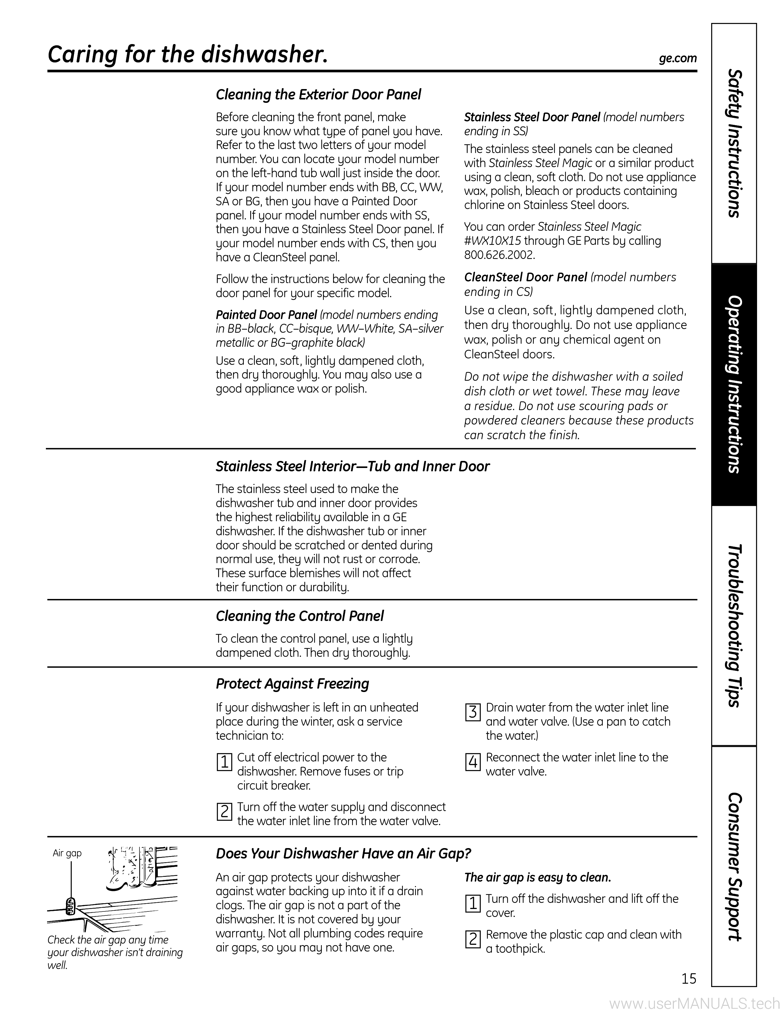 GE Profile Quiet Power 7 Owners Manual, Page: 2