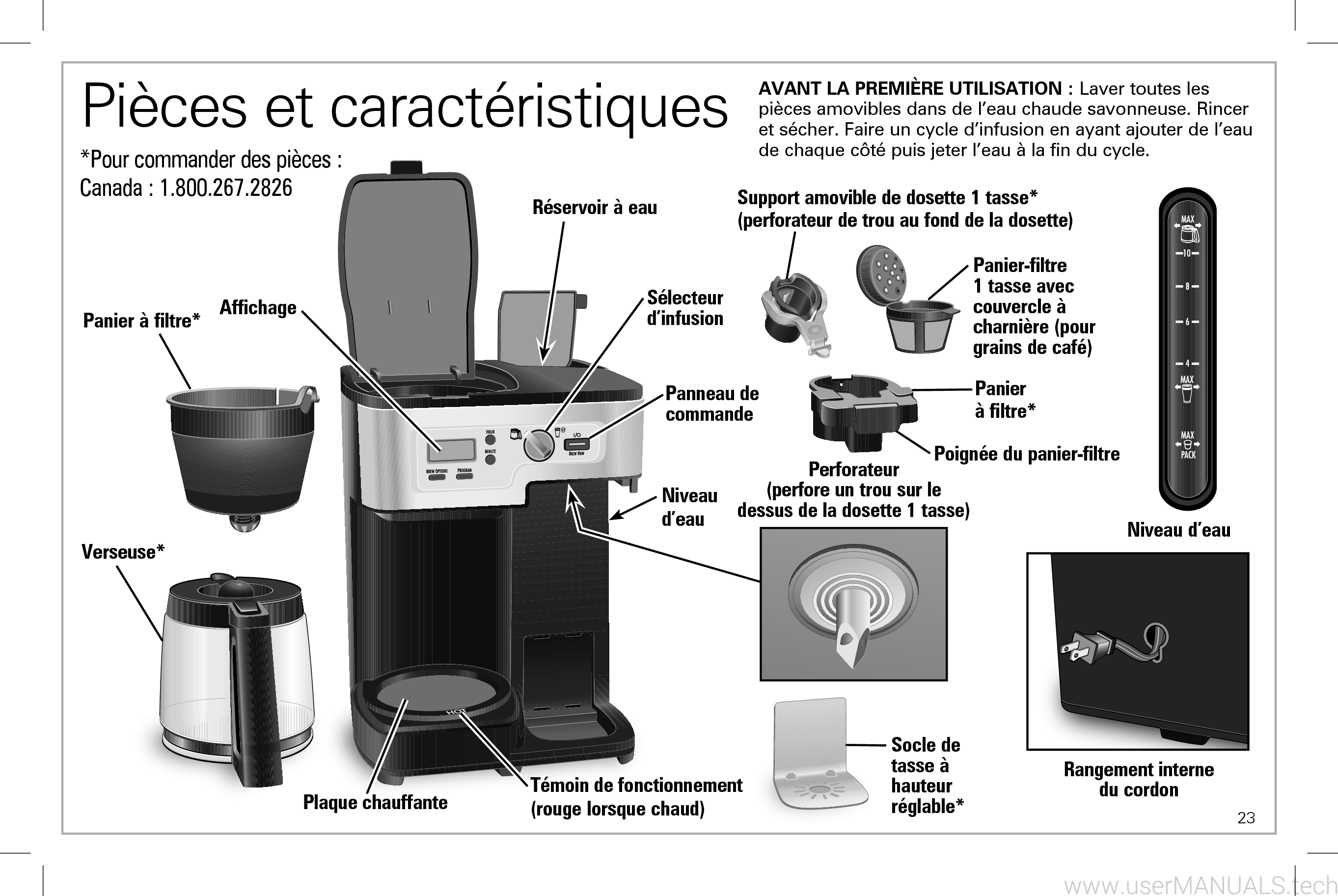 Hamilton Beach 2 Way Flexbrew Instruction Manual, Page: 3