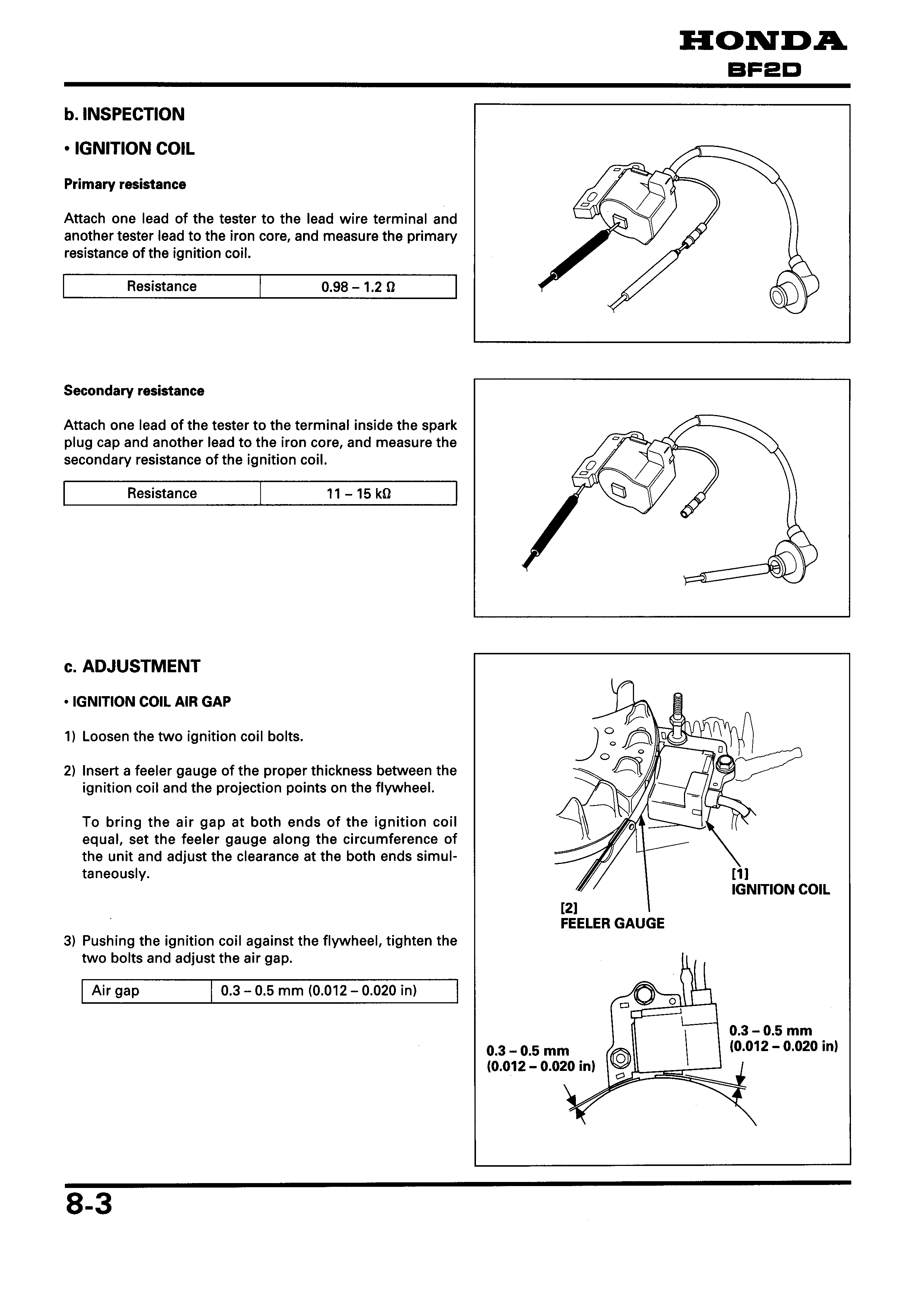 honda outboard workshop and repair bf2d User Manual, Page: 5