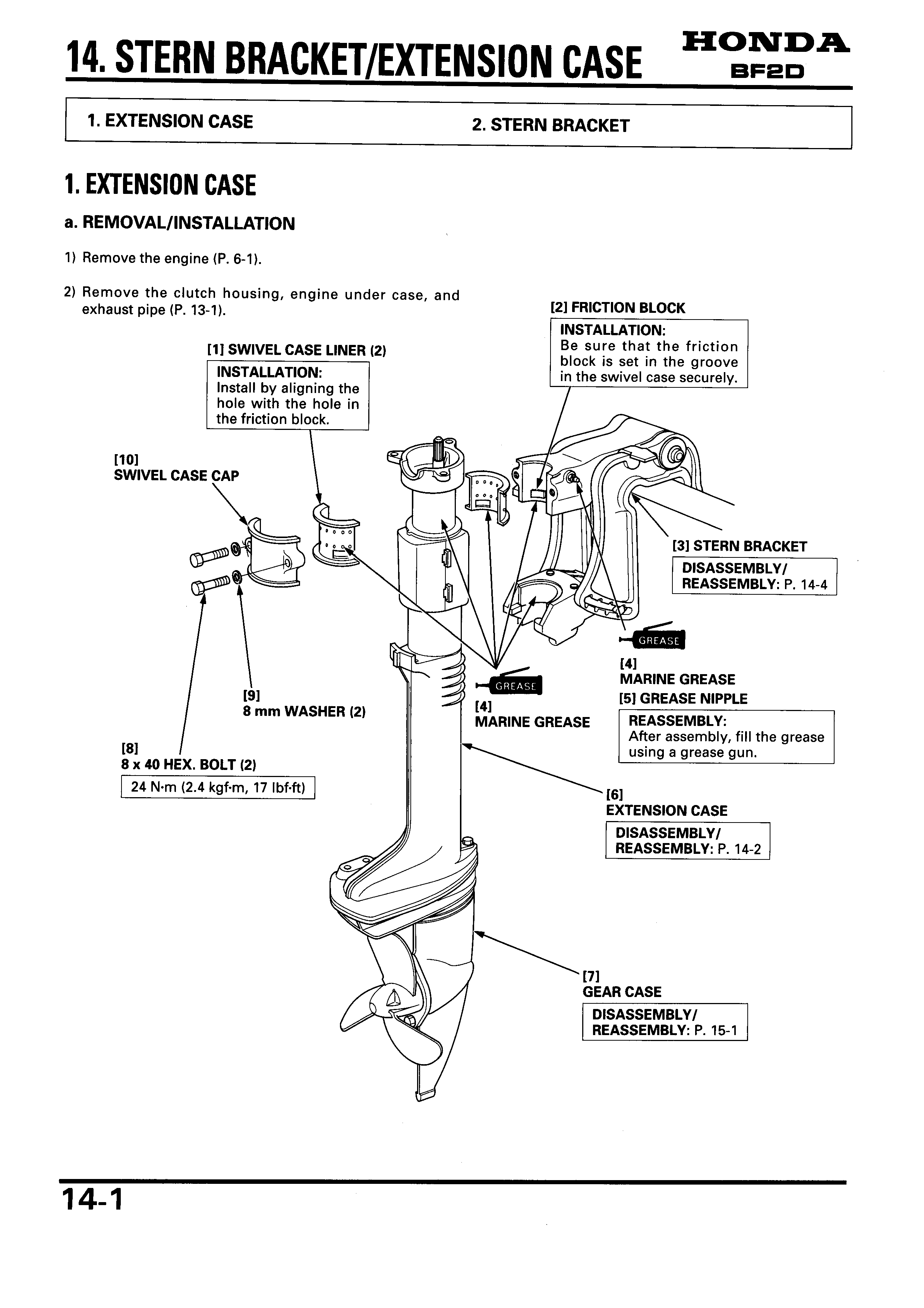 honda outboard and repair bf2d User Manual, Page 7