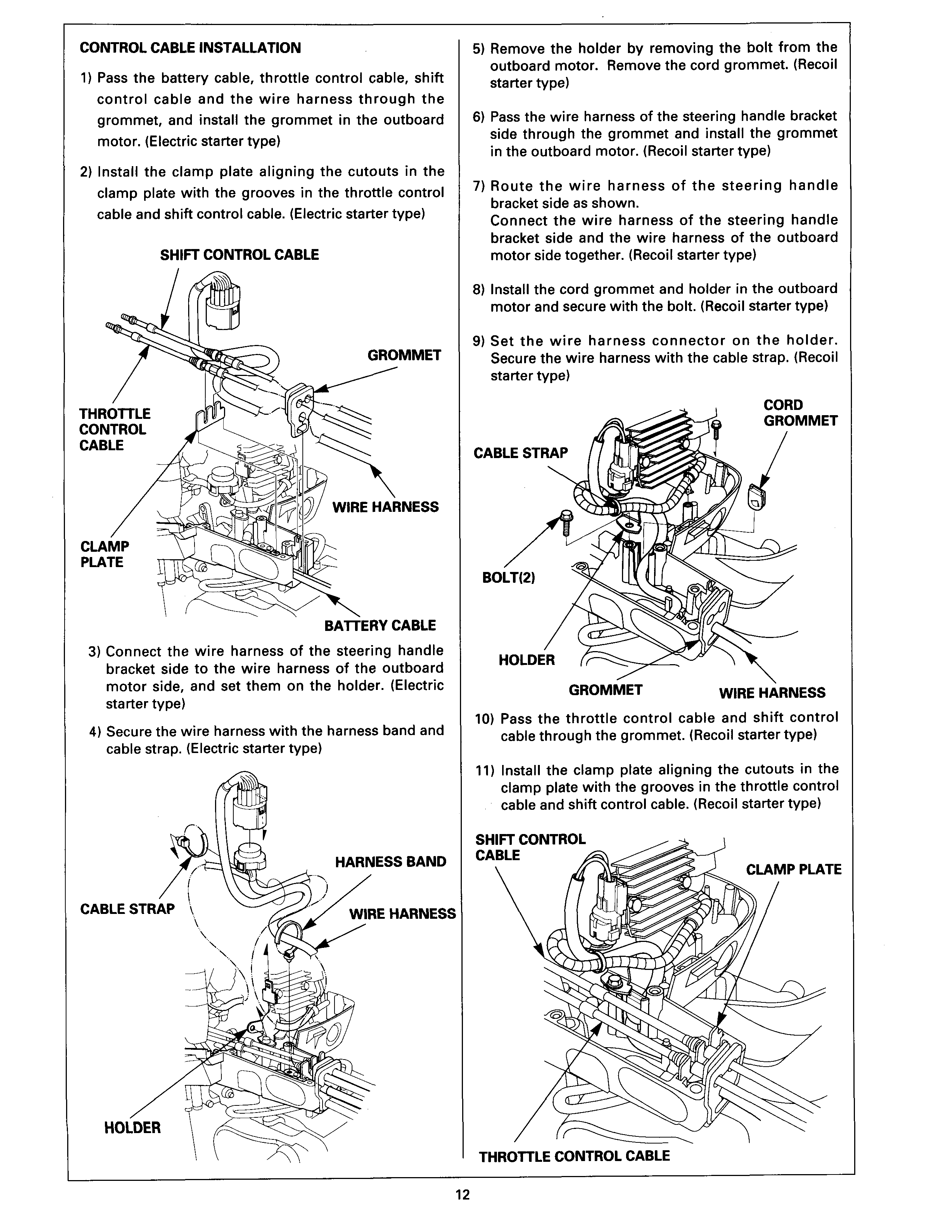 Honda Outboard Set Up Installation And Pre Delivery Bf25d Bf30d Manual ...