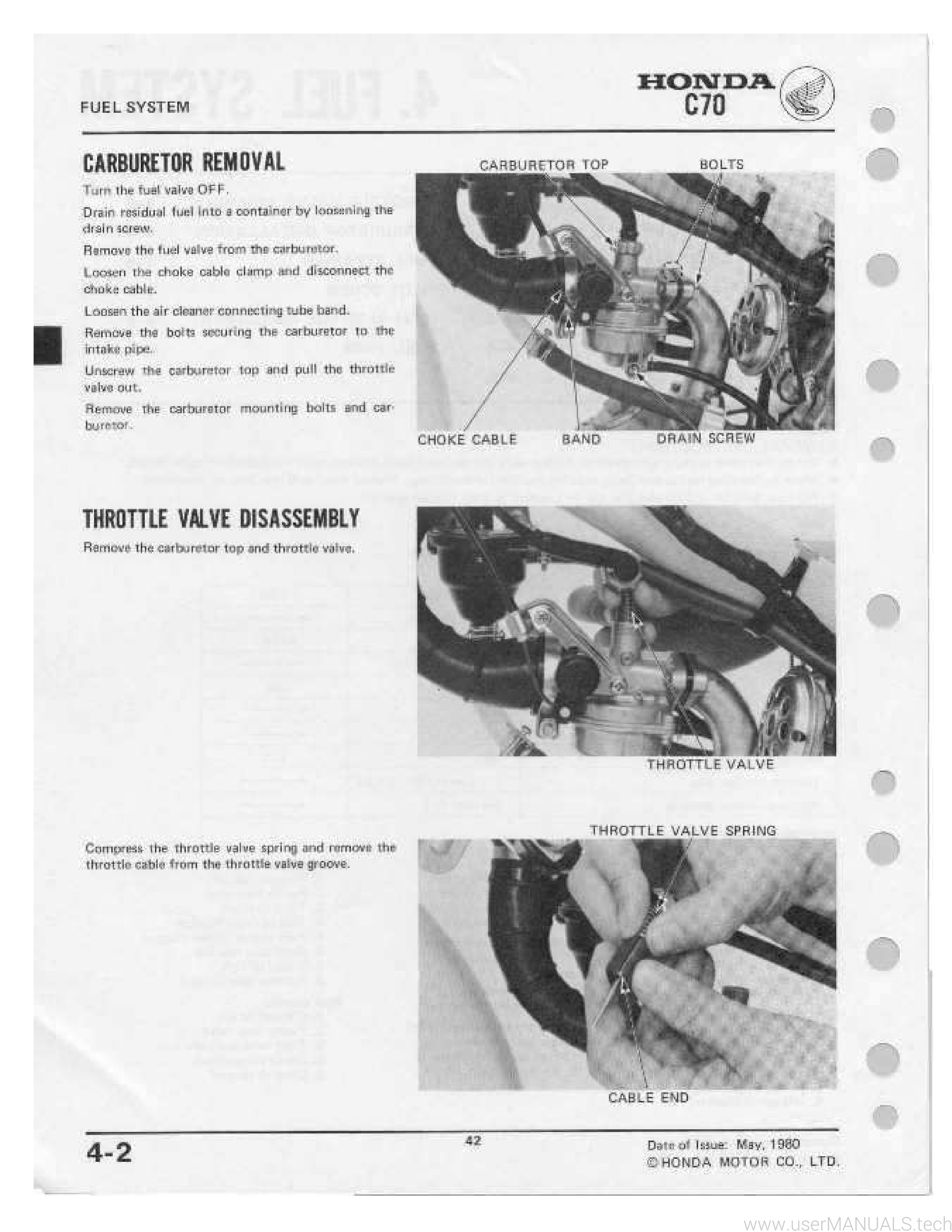 Honda C70 Manual, Page: 5