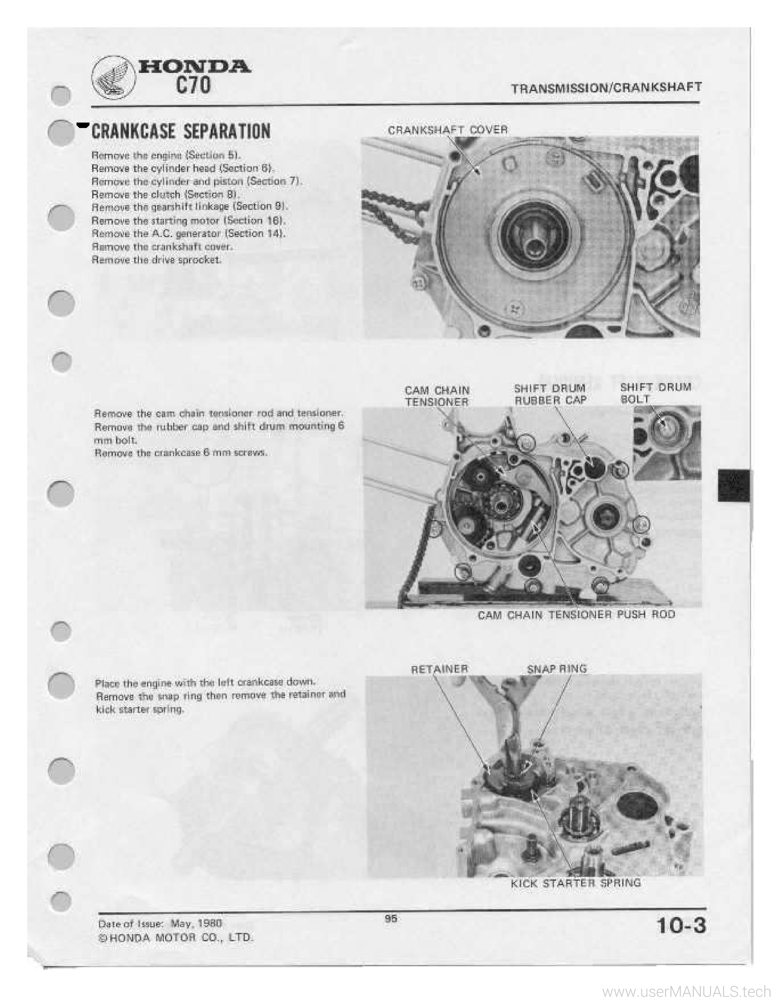 Honda C70 Manual, Page: 10