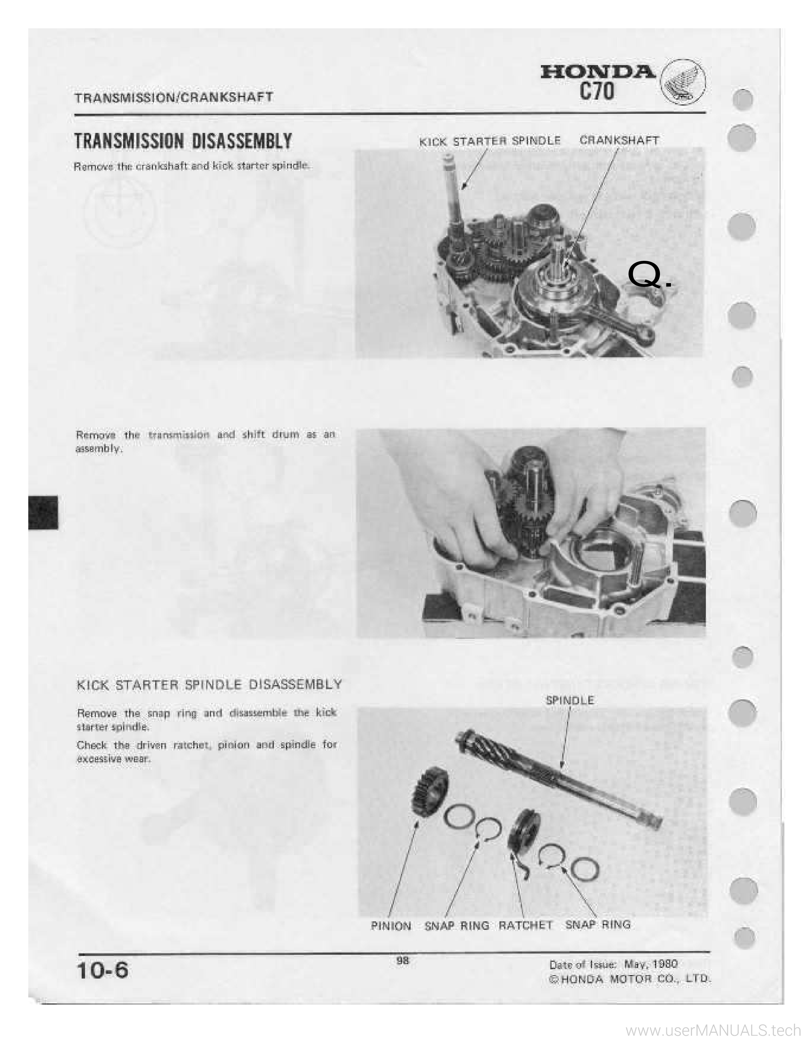 Honda C70 Manual, Page: 10