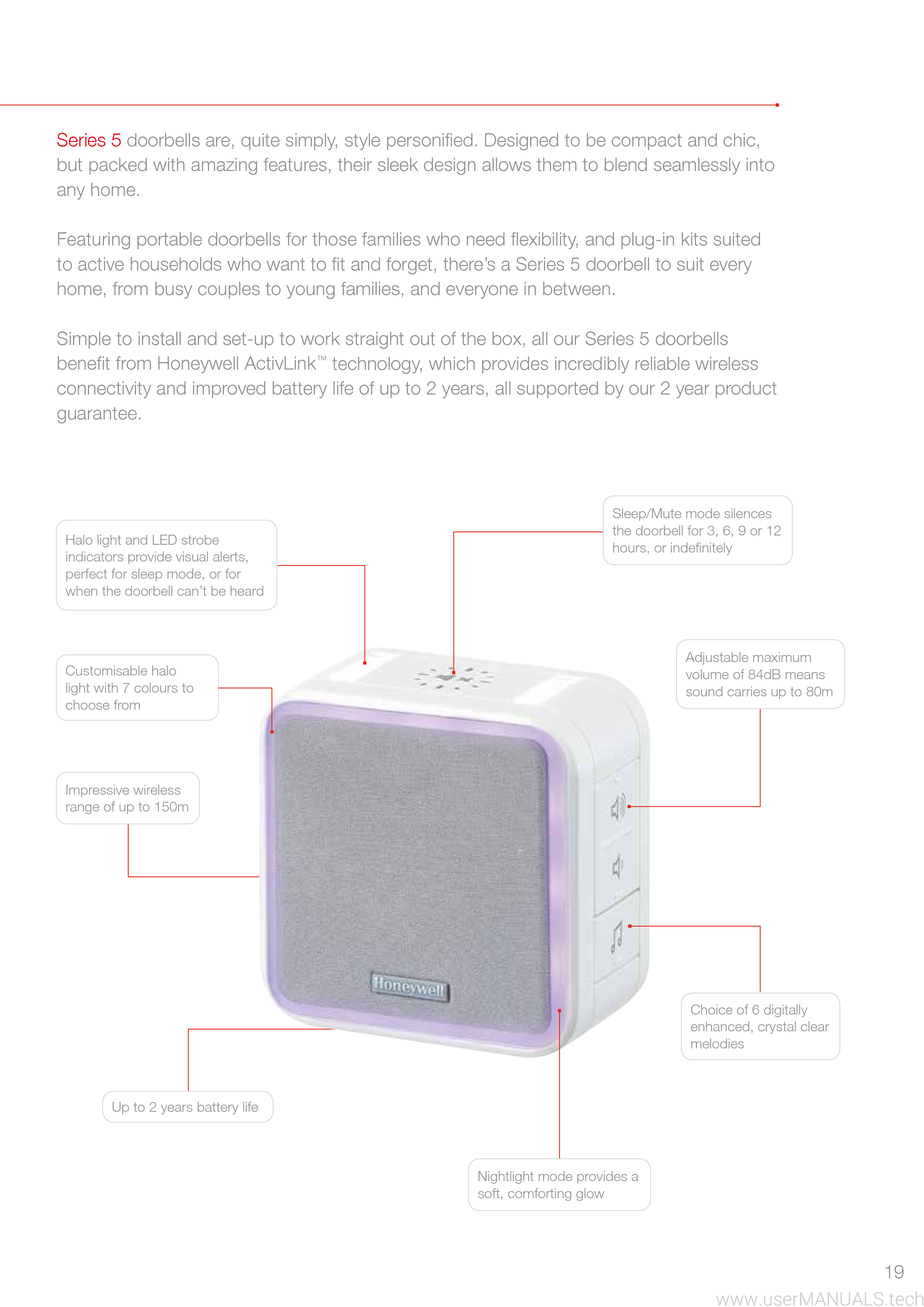 Honeywell Home Wireless Doorbell Manual