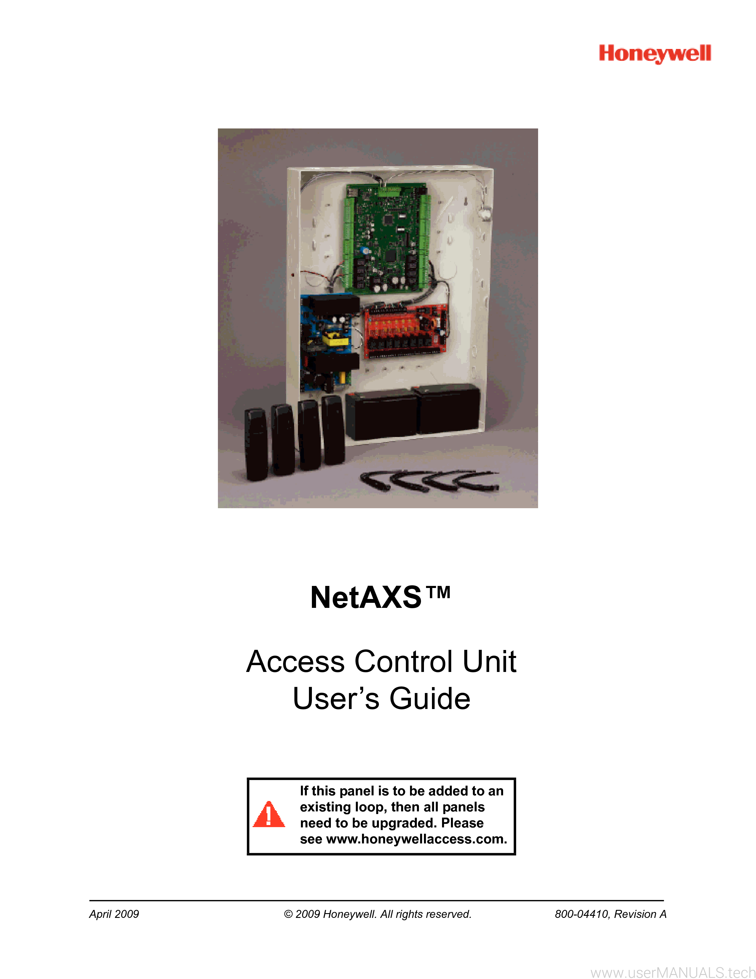 Honeywell Netaxs 4 Manual