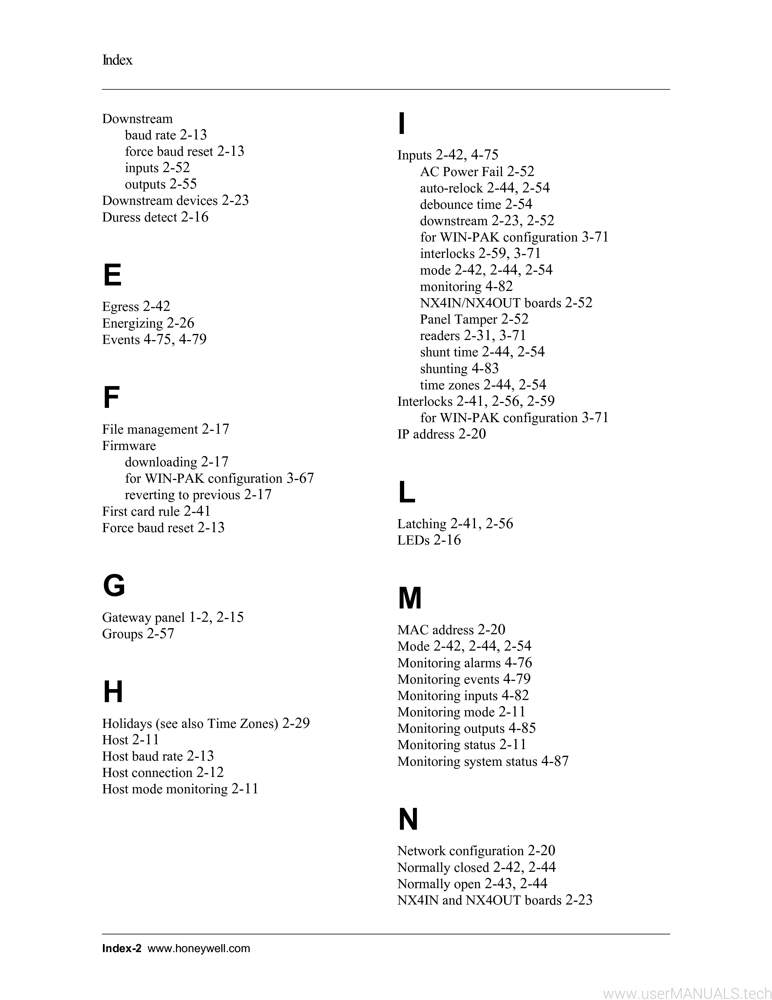 Honeywell Netaxs 4 Manual, Page: 11