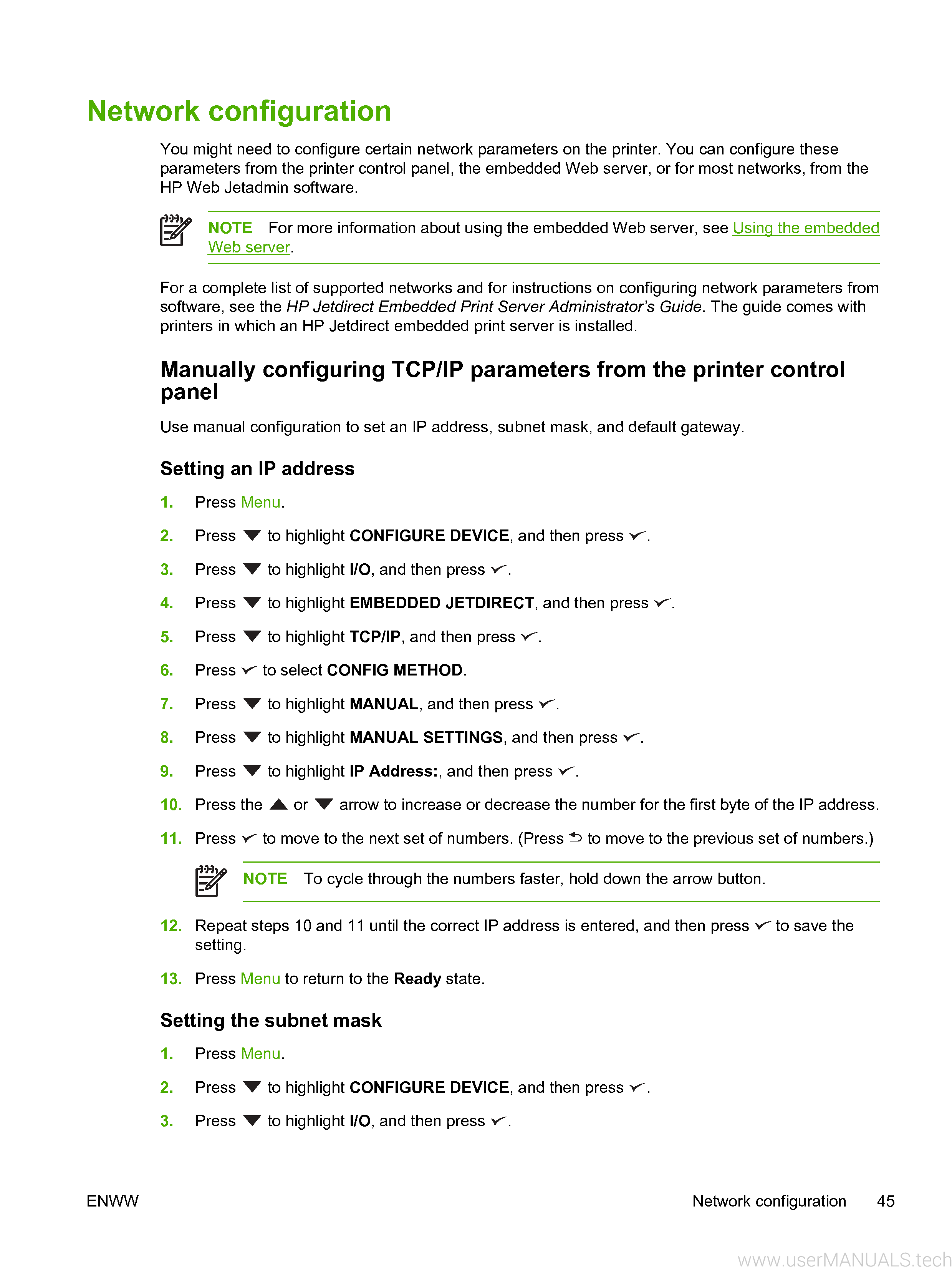 HP Color LaserJet 3600dn User Manual, Page: 6