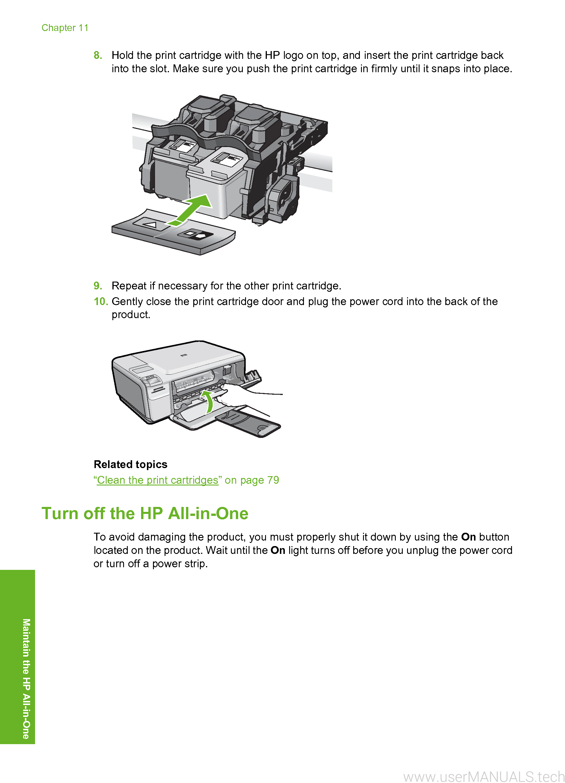 hp photosmart printer c4780 manual