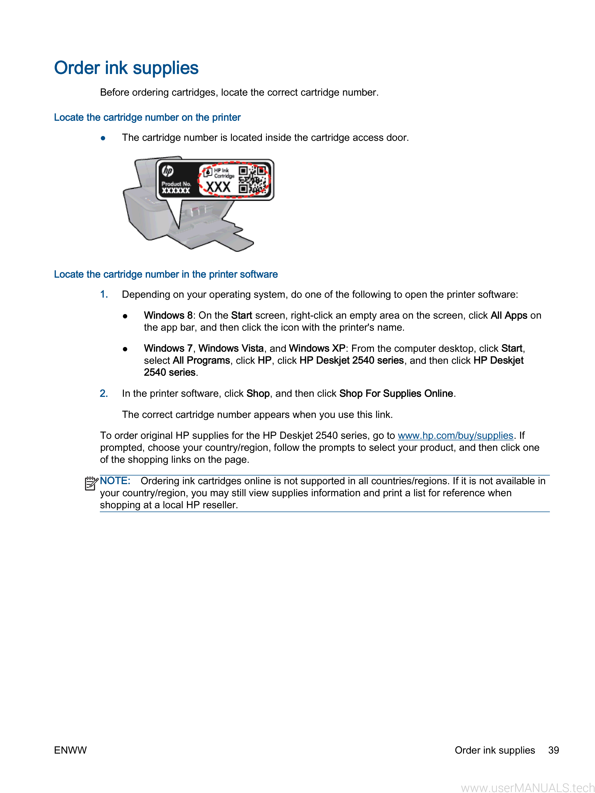 HP Deskjet 2540 User Manual, Page: 5