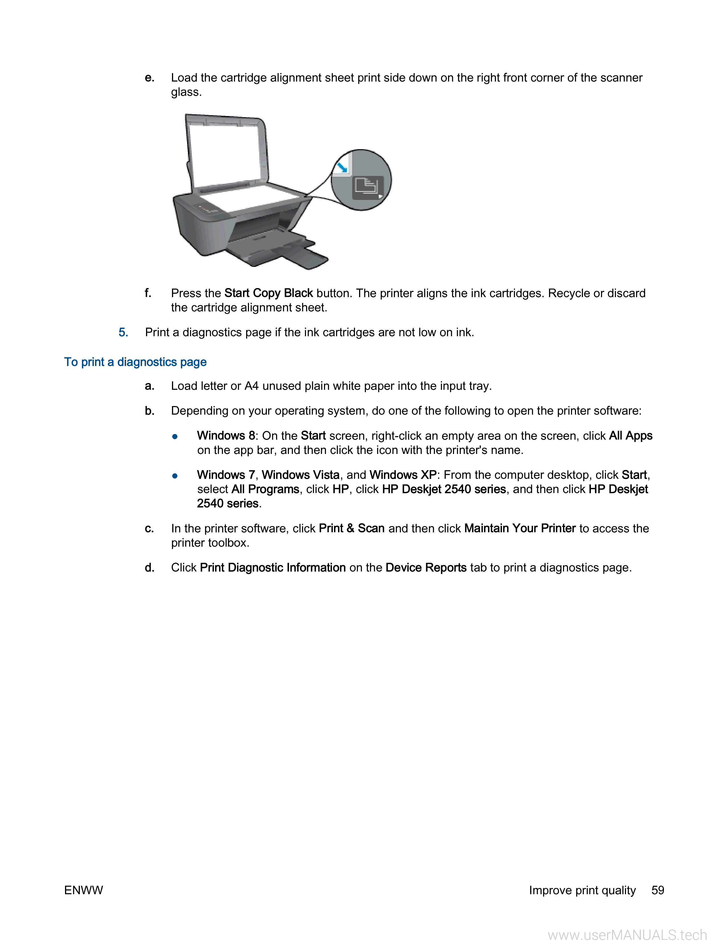 hp 2540 printer manual