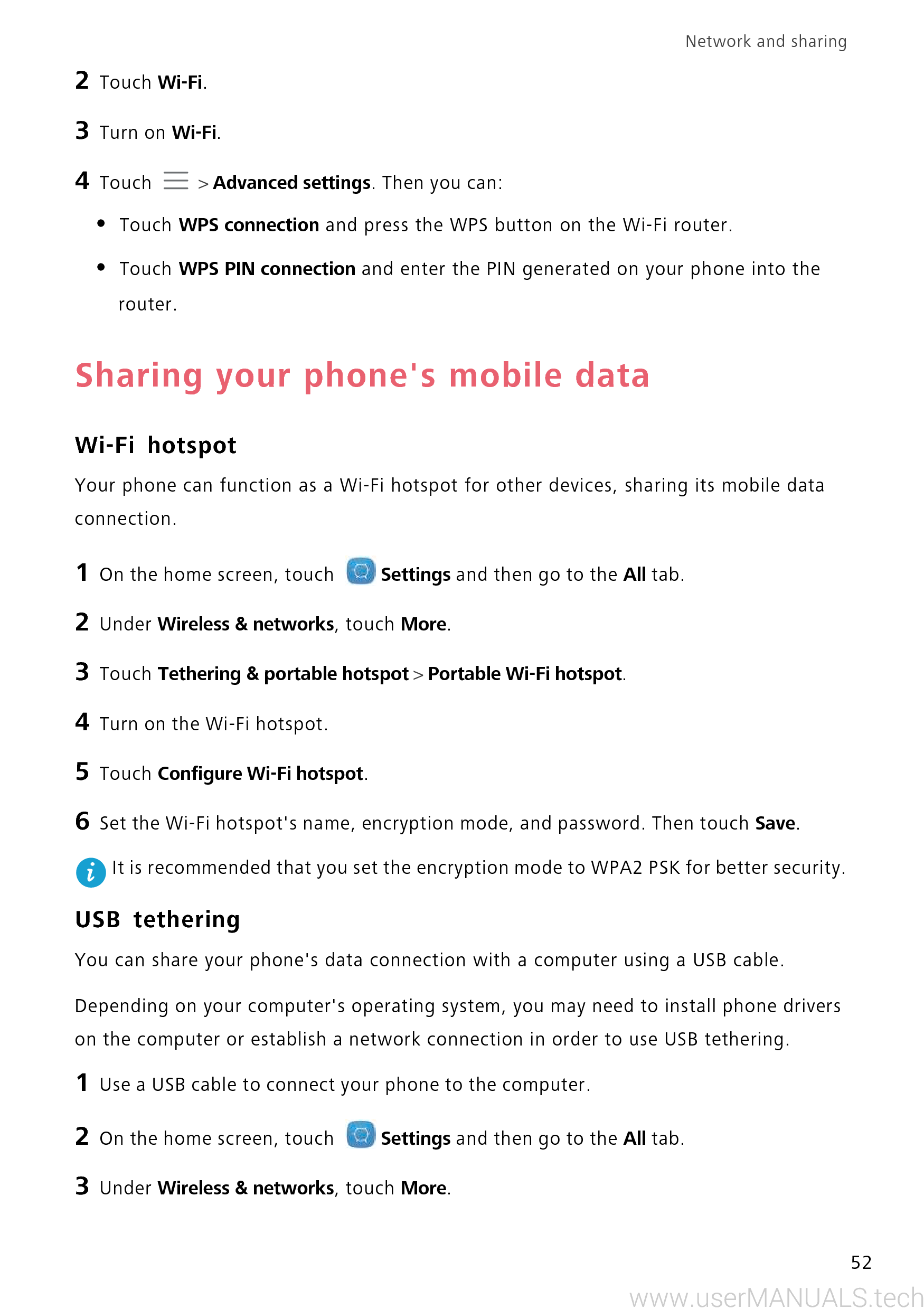 Huawei Y6 User Manual, Page: 6