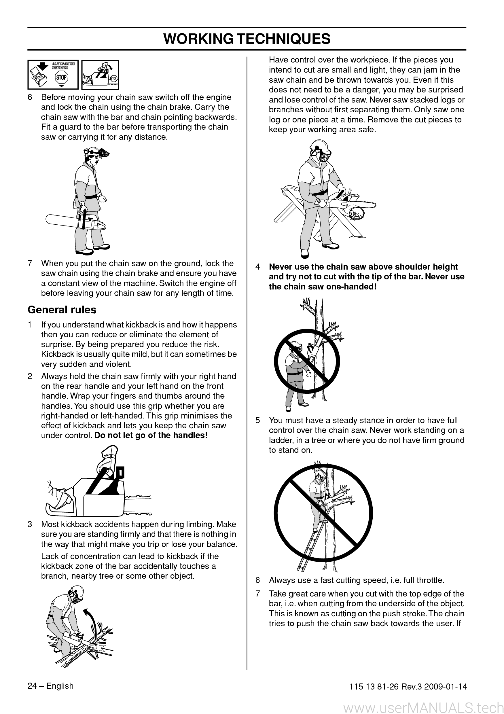 Husqvarna 450 X Torq Owners Manual, Page: 3