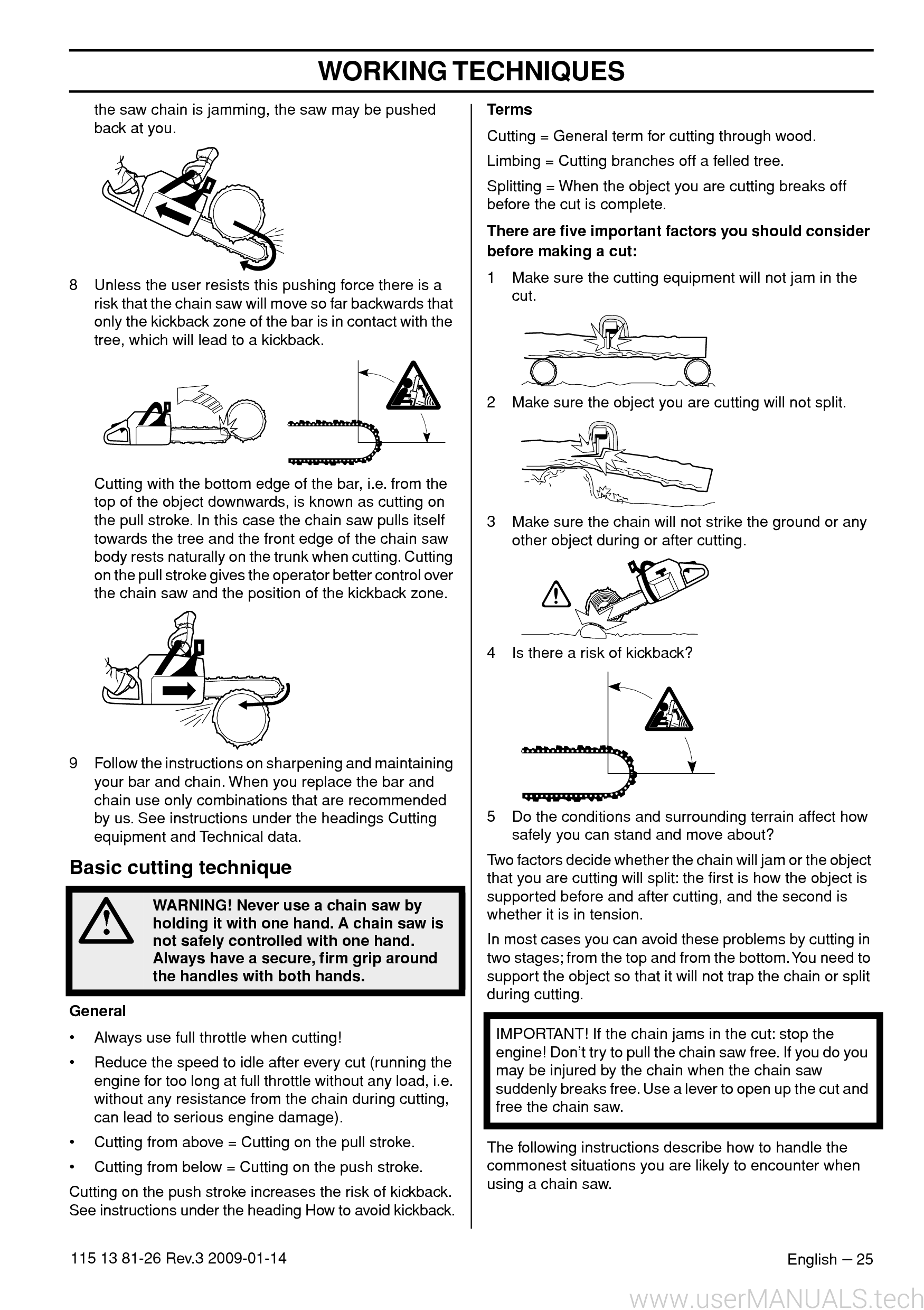 Husqvarna 450 X Torq Owners Manual, Page 3